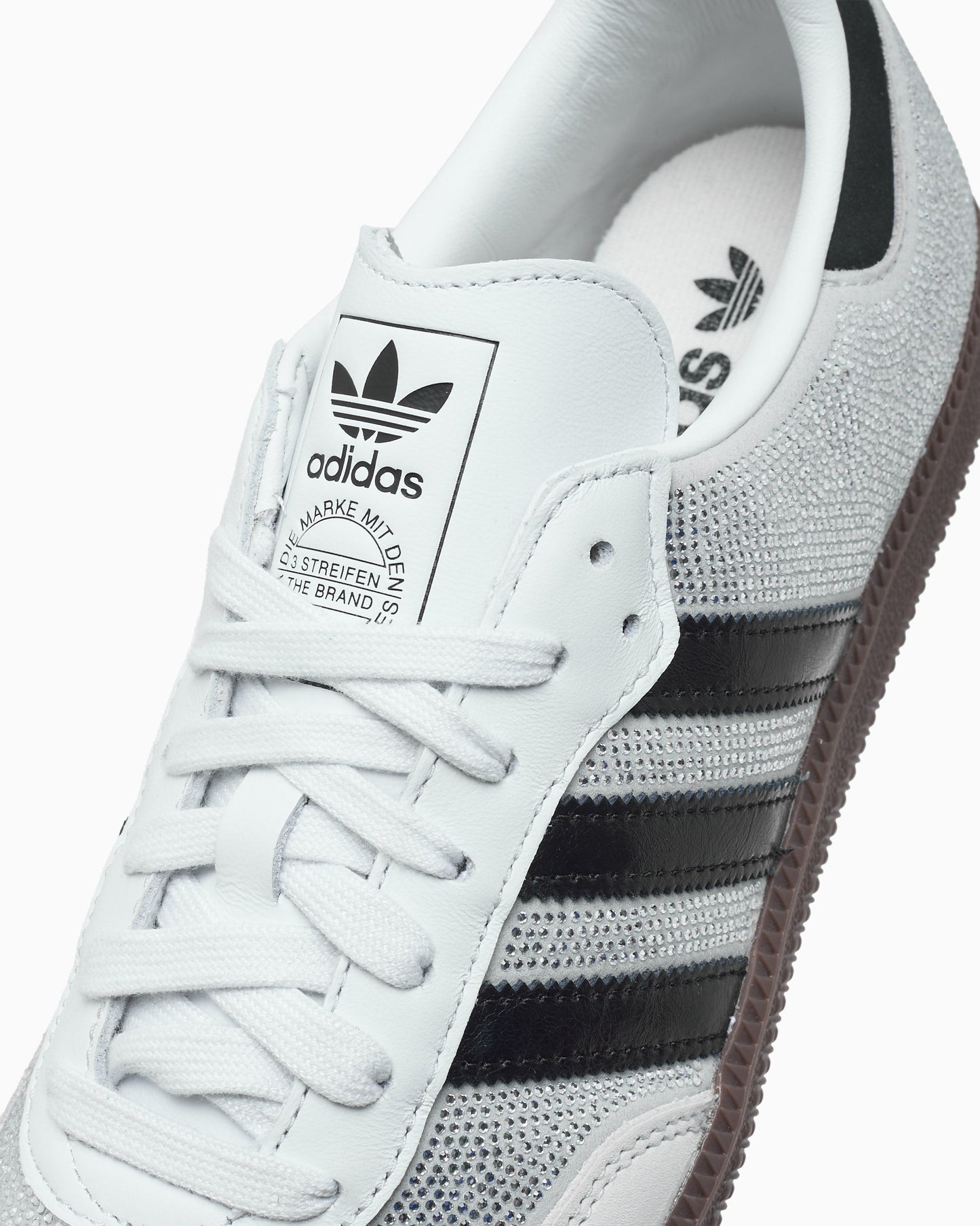 adidas Originals Women's Samba OG "Rhinestone Crystal White"