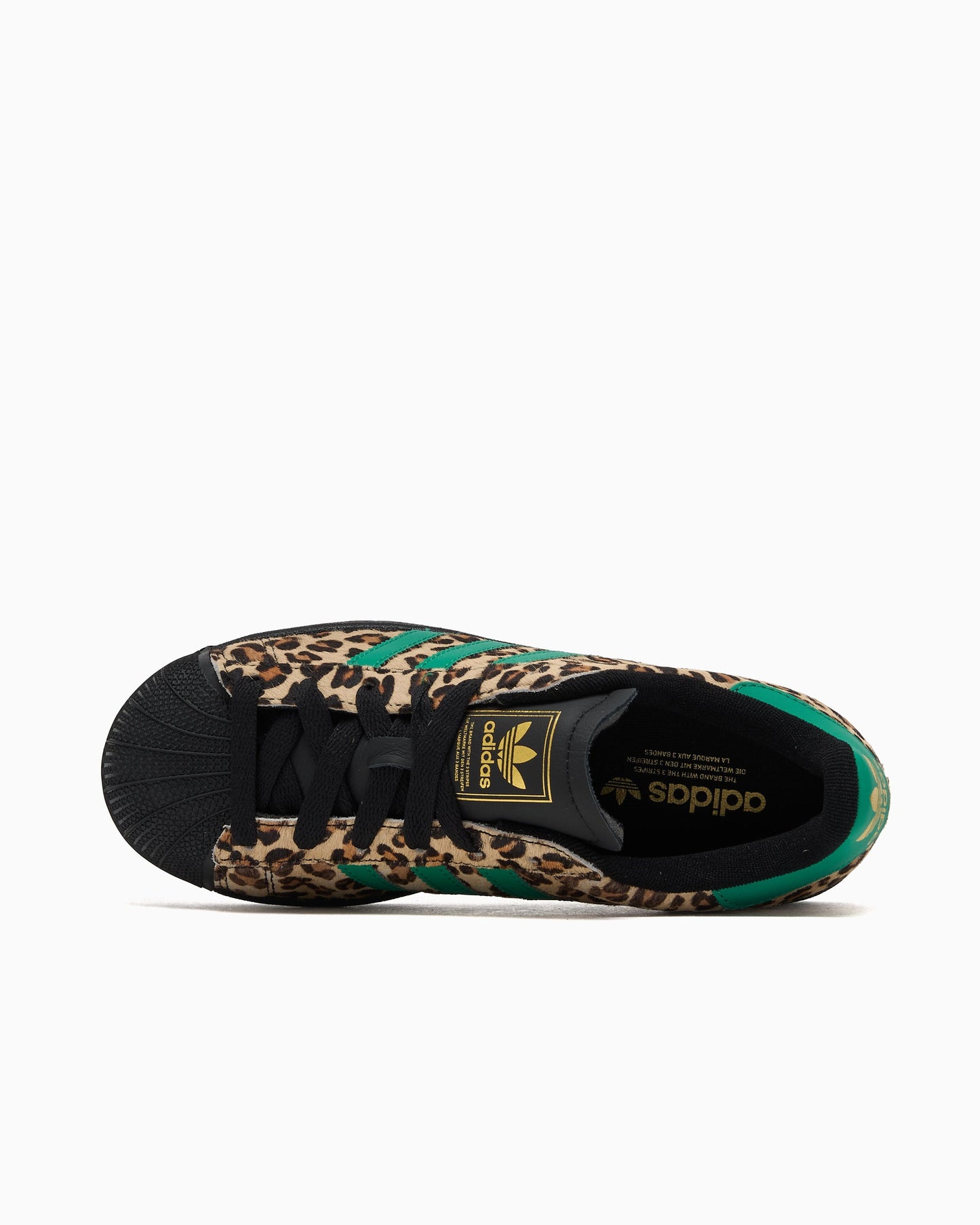 adidas Originals Women's Superstar II "Black Green Leopard"