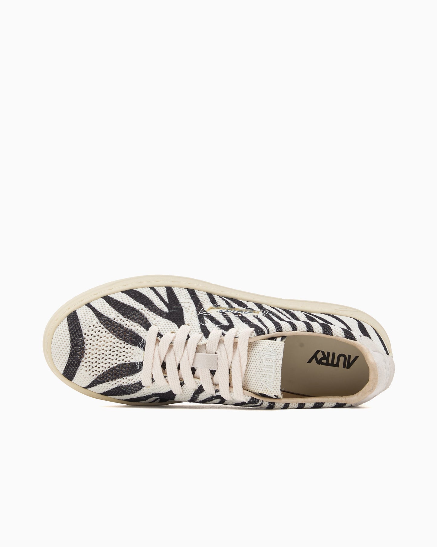 Autry Women's Medalist Easeknit Low "Zebra Print"
