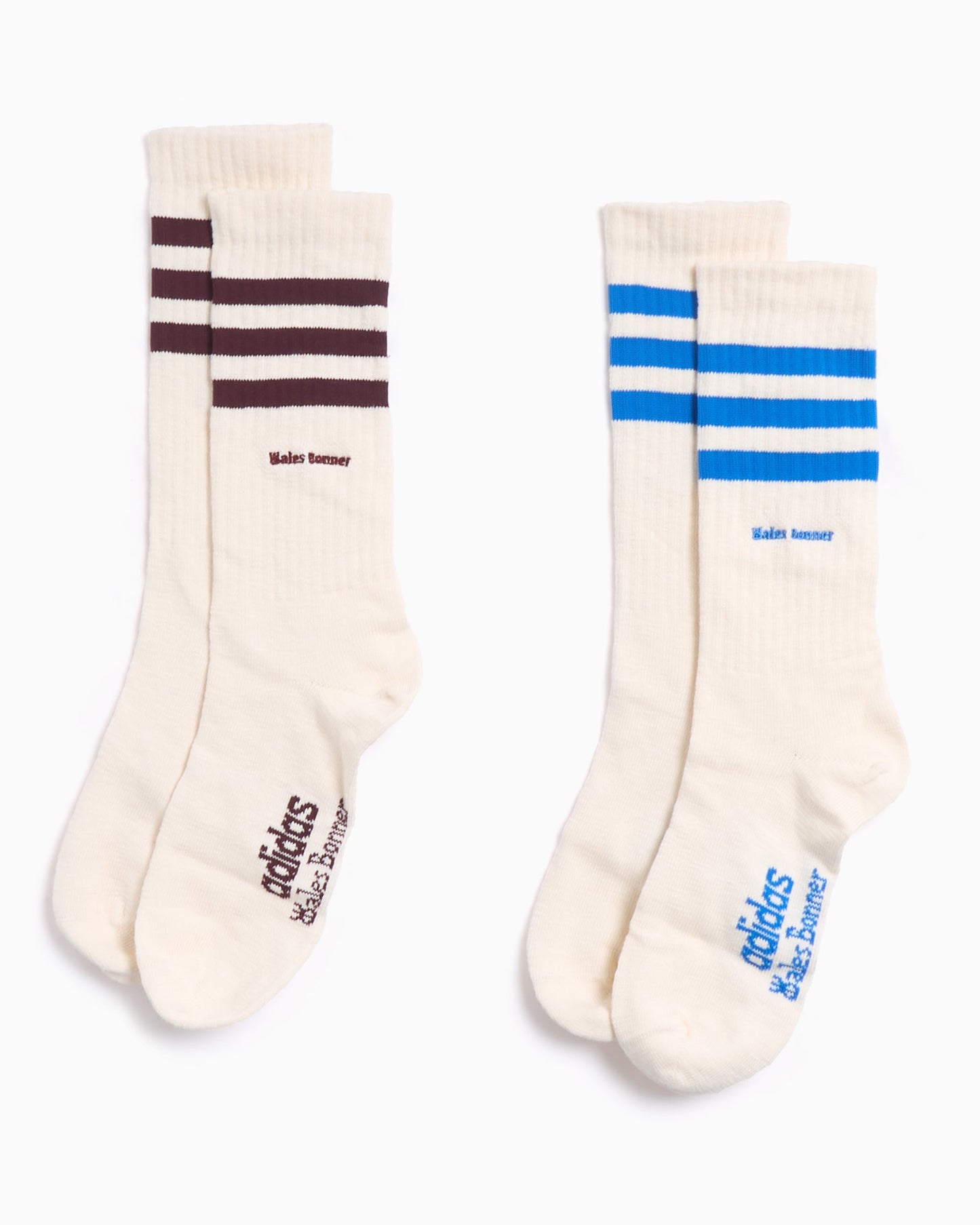 Calcetines adidas Originals x Wales Bonner 3-Stripes (2-Pack) Unisex