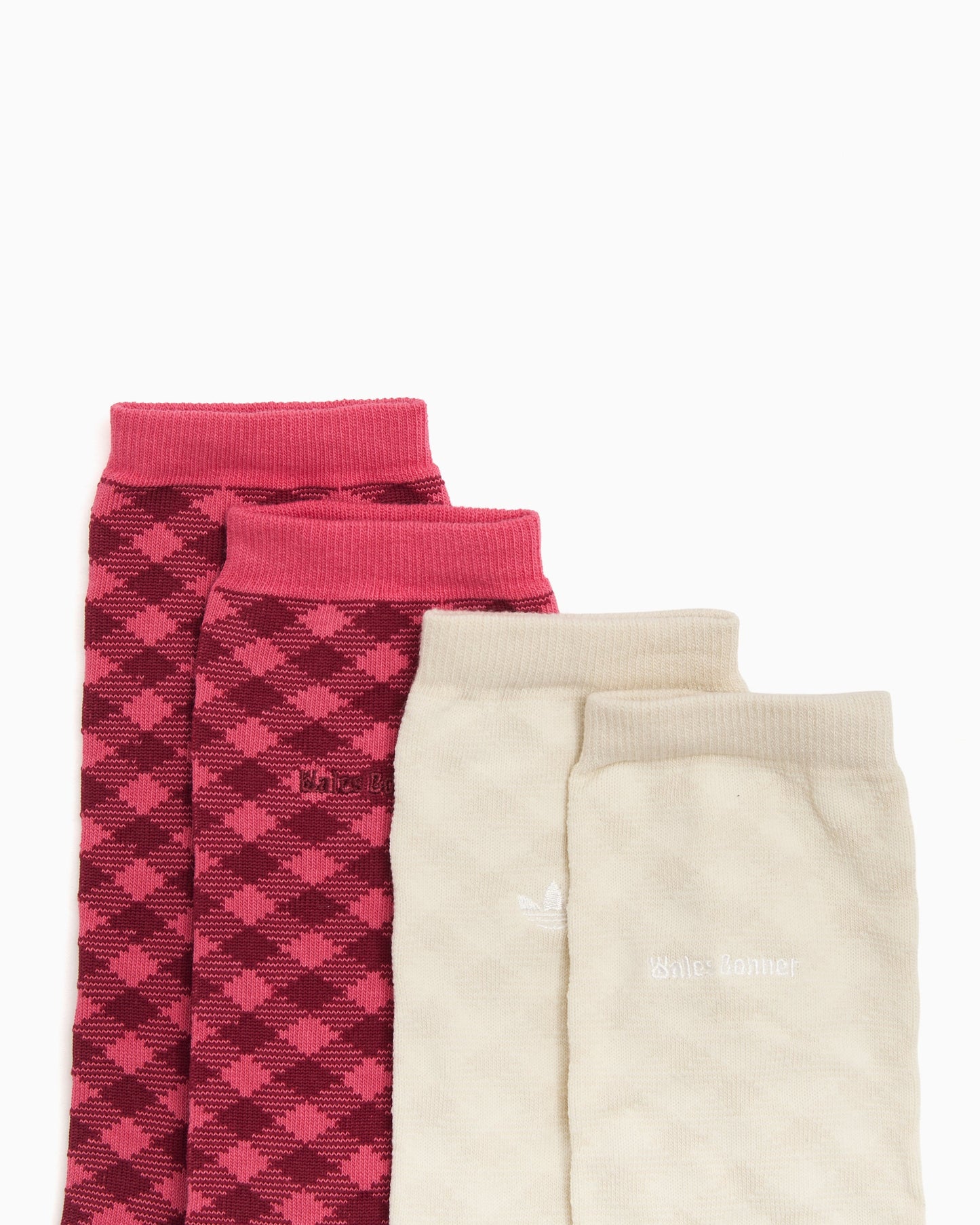 Calcetines A cuadros adidas Originals x Wales Bonner Unisex (2 Pack)