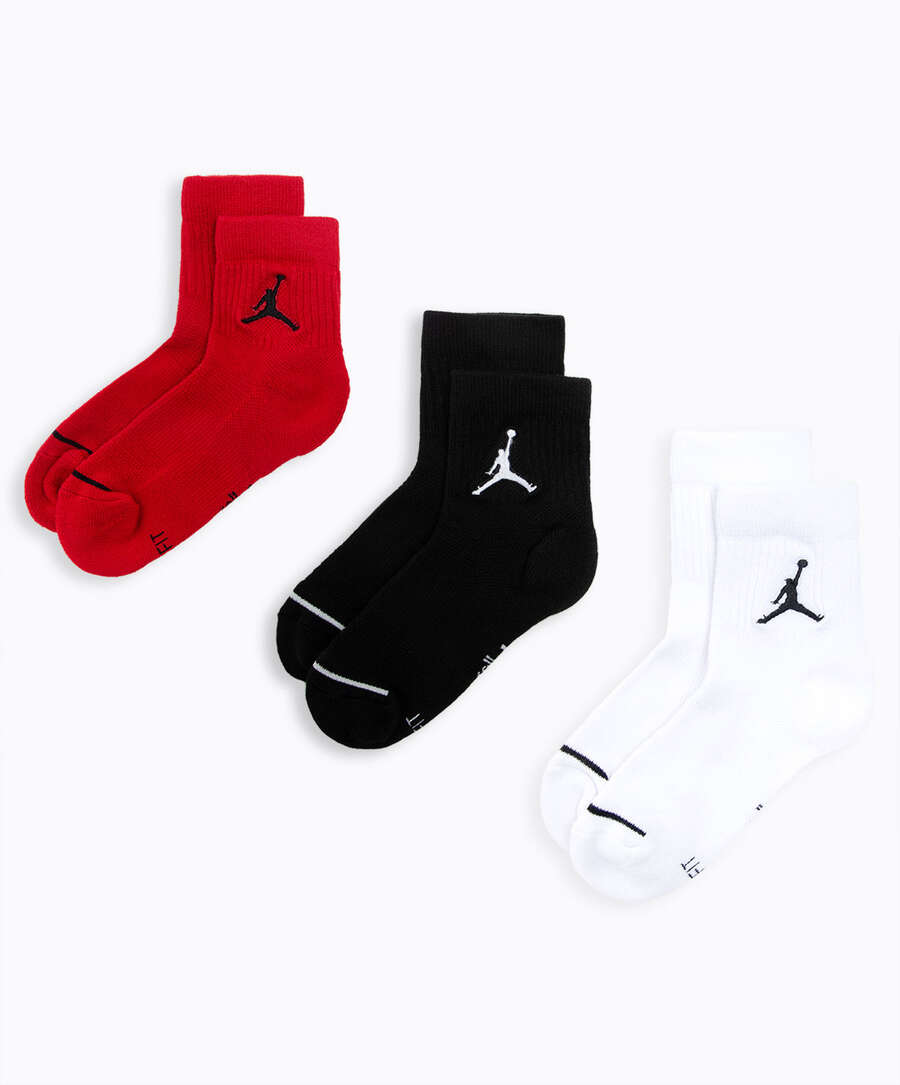 Calcetines Jordan High-Intensity Quarter (Pack de 3) Unisex