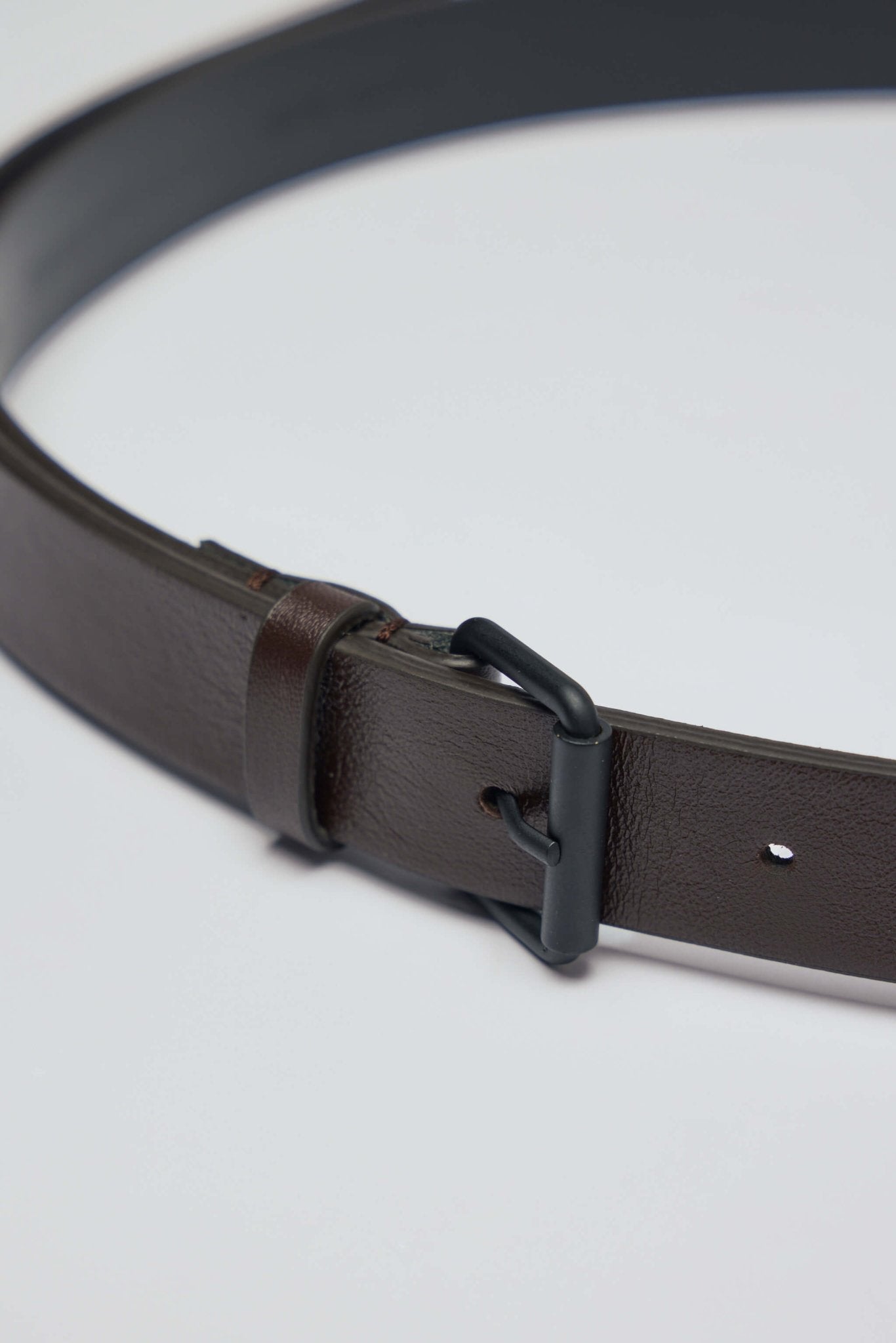 Varnia Leather Wide Belt