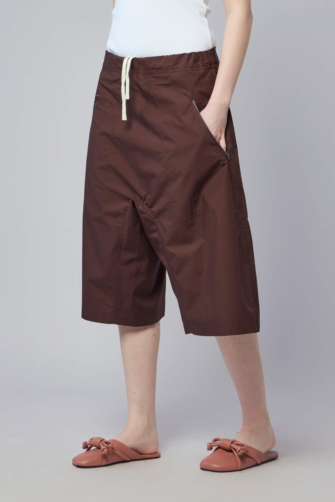 Relaxed W. Zippockets Extra Low Crotch Short
