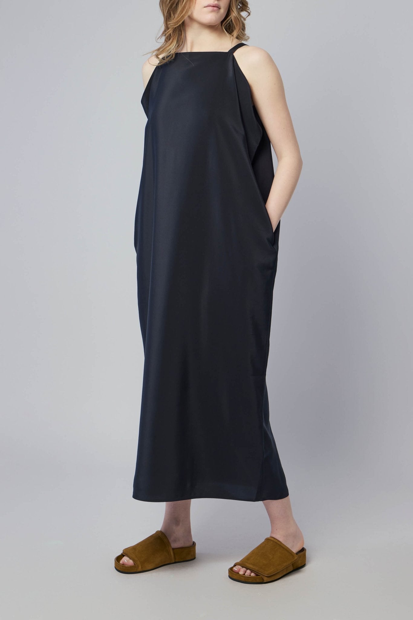Strap Dress With Pockets