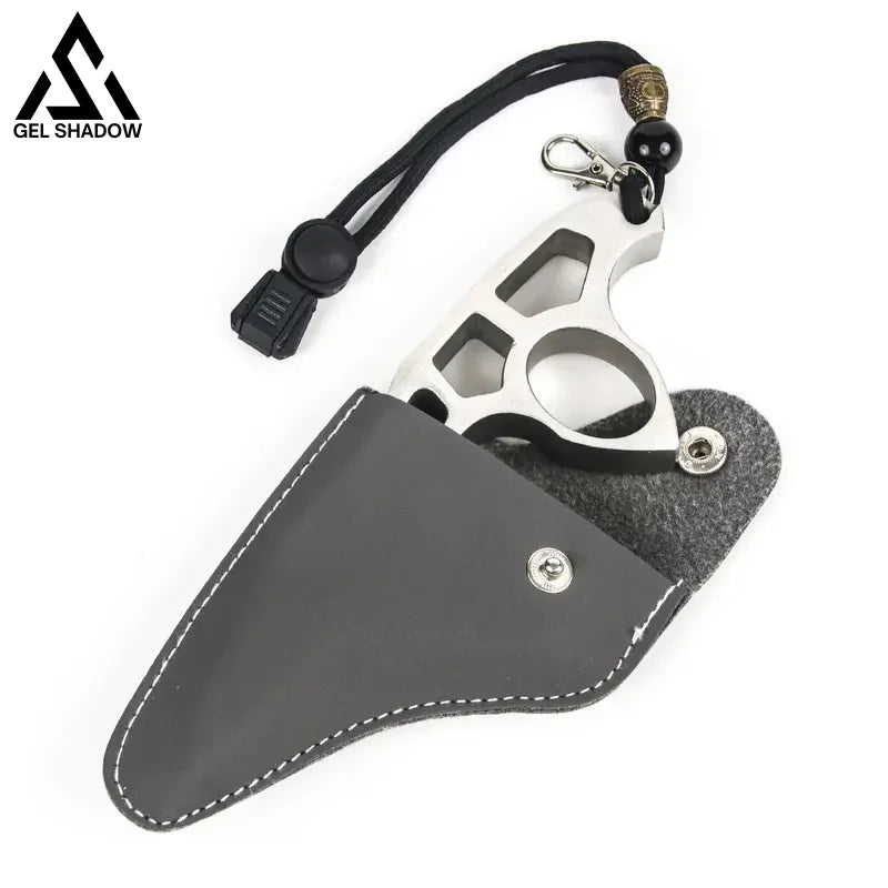 Stainless Steel Single Finger Brass Knuckle Broken Windows-GS117