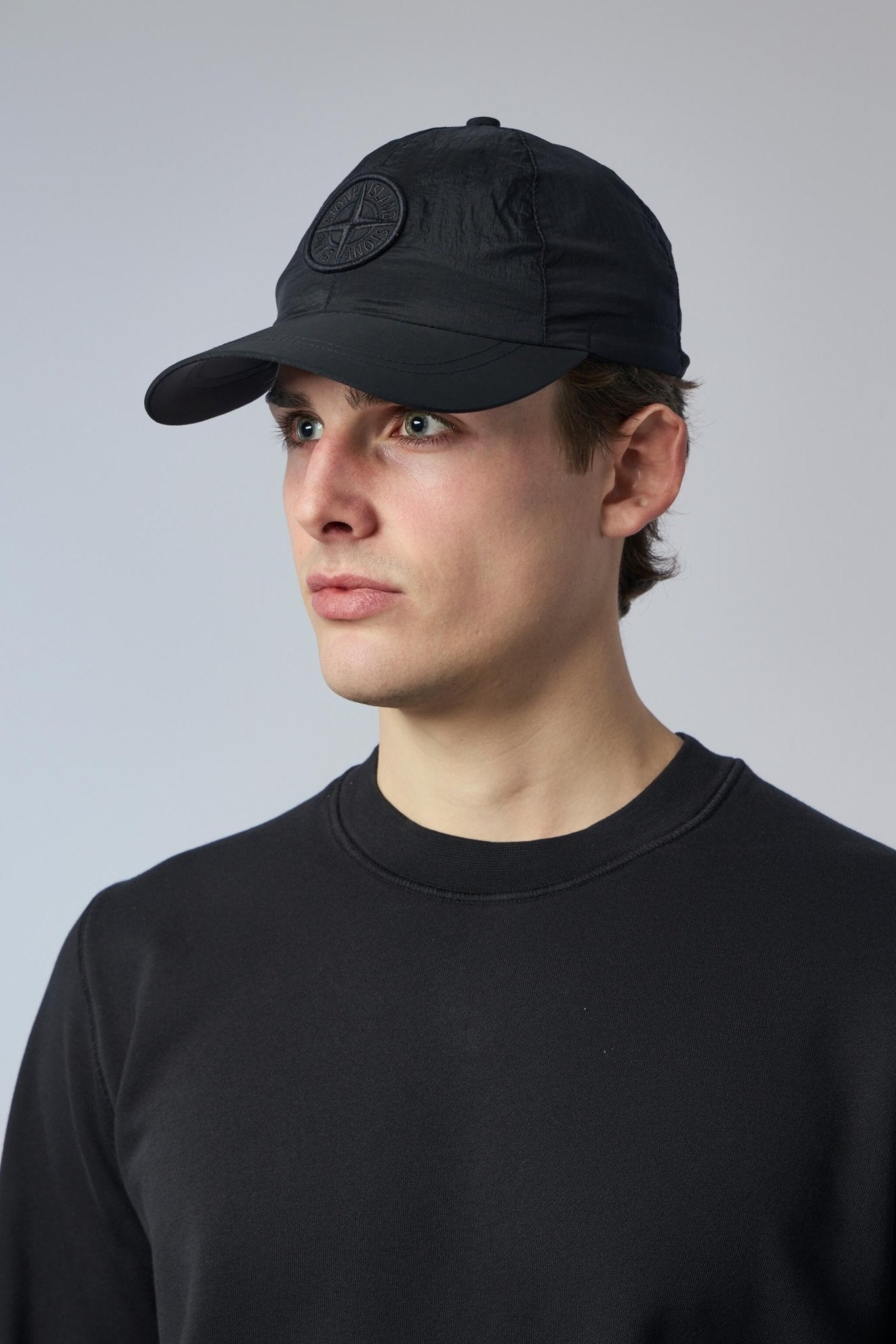 Baseball Cap with Compass Embroidery