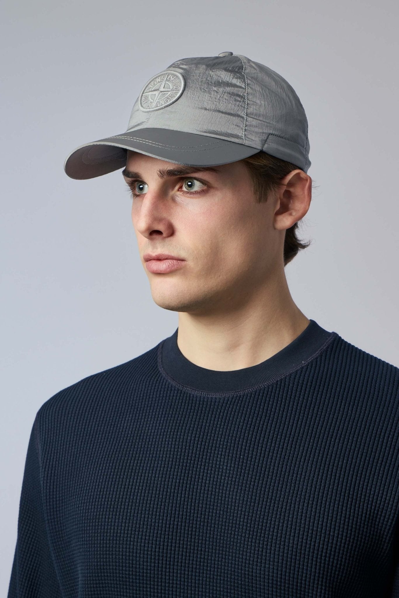 Baseball Cap with Compass Embroidery