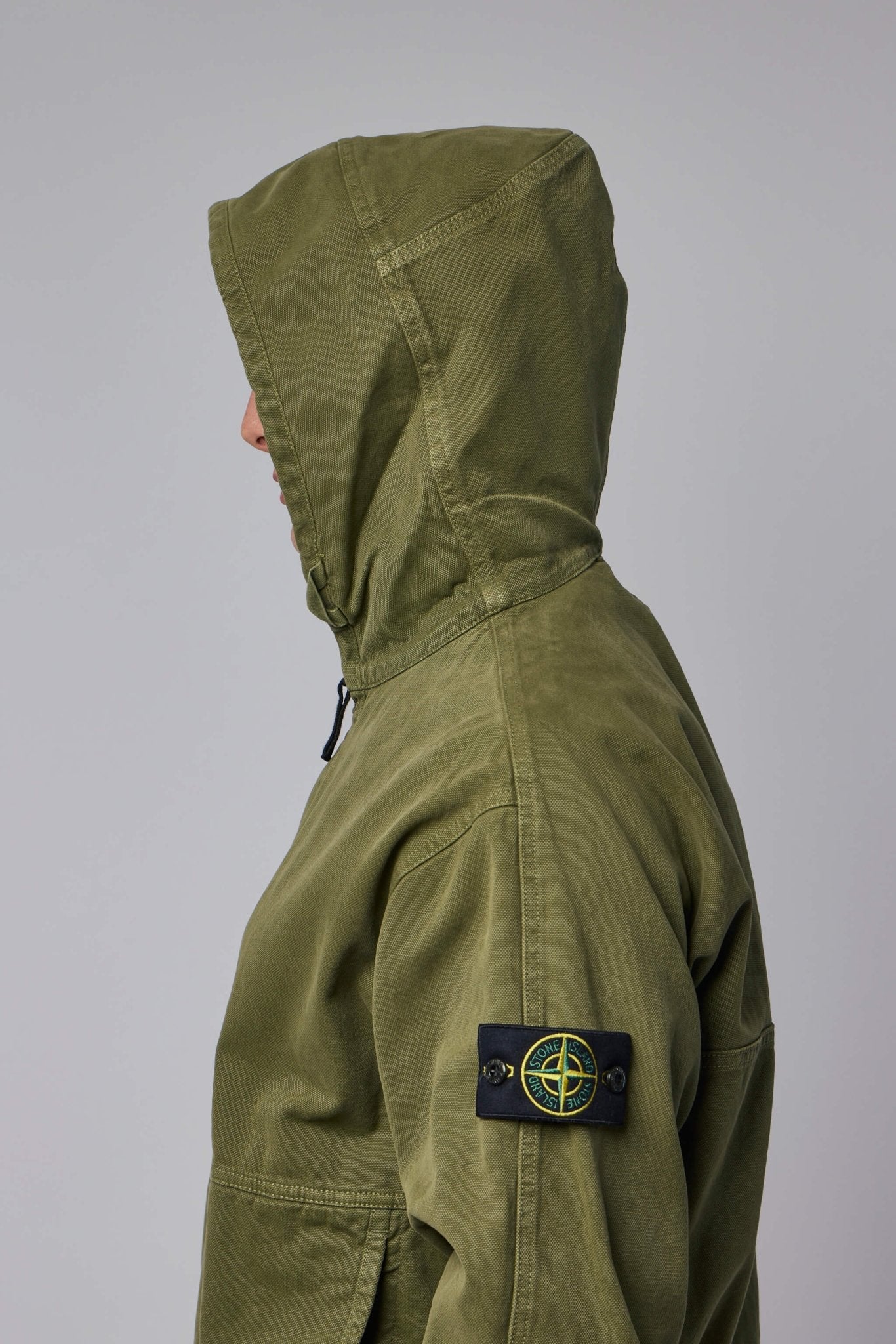 Oversized Fit Zip-up Hooded Jacket