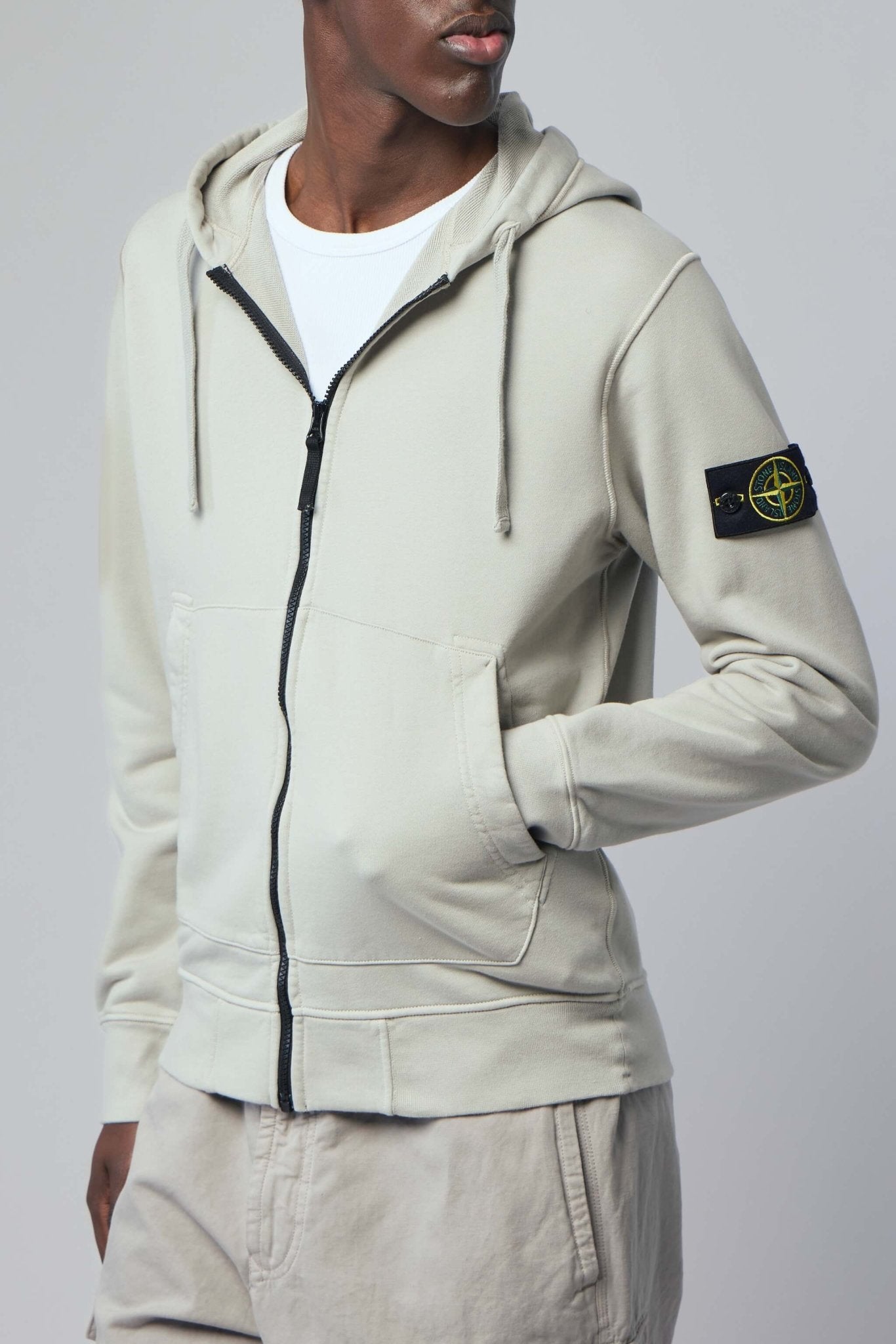 Regular Fit Zip-up Hooded Sweatshirt