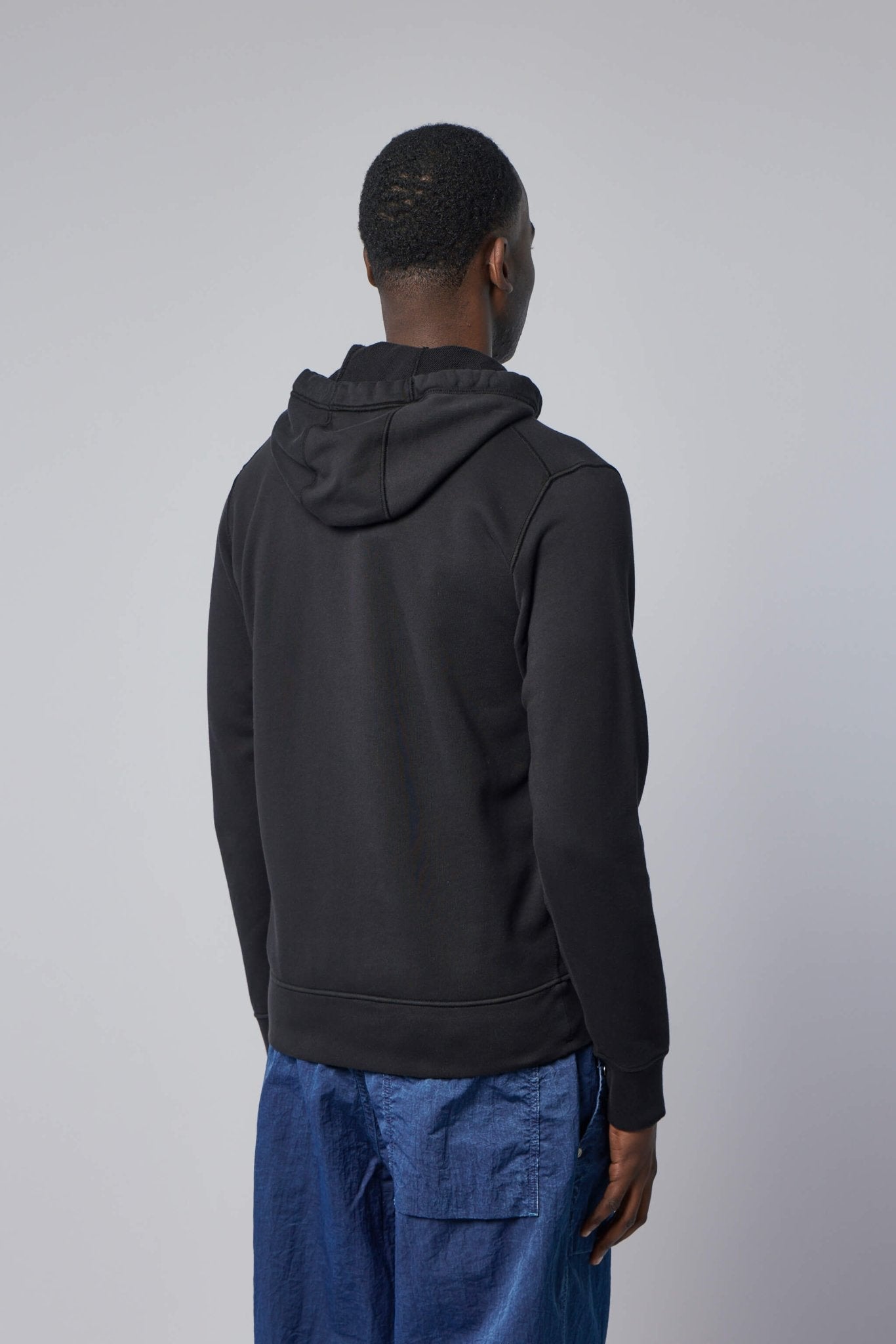 Regular Fit Zipper-up Hooded Sweatshirt