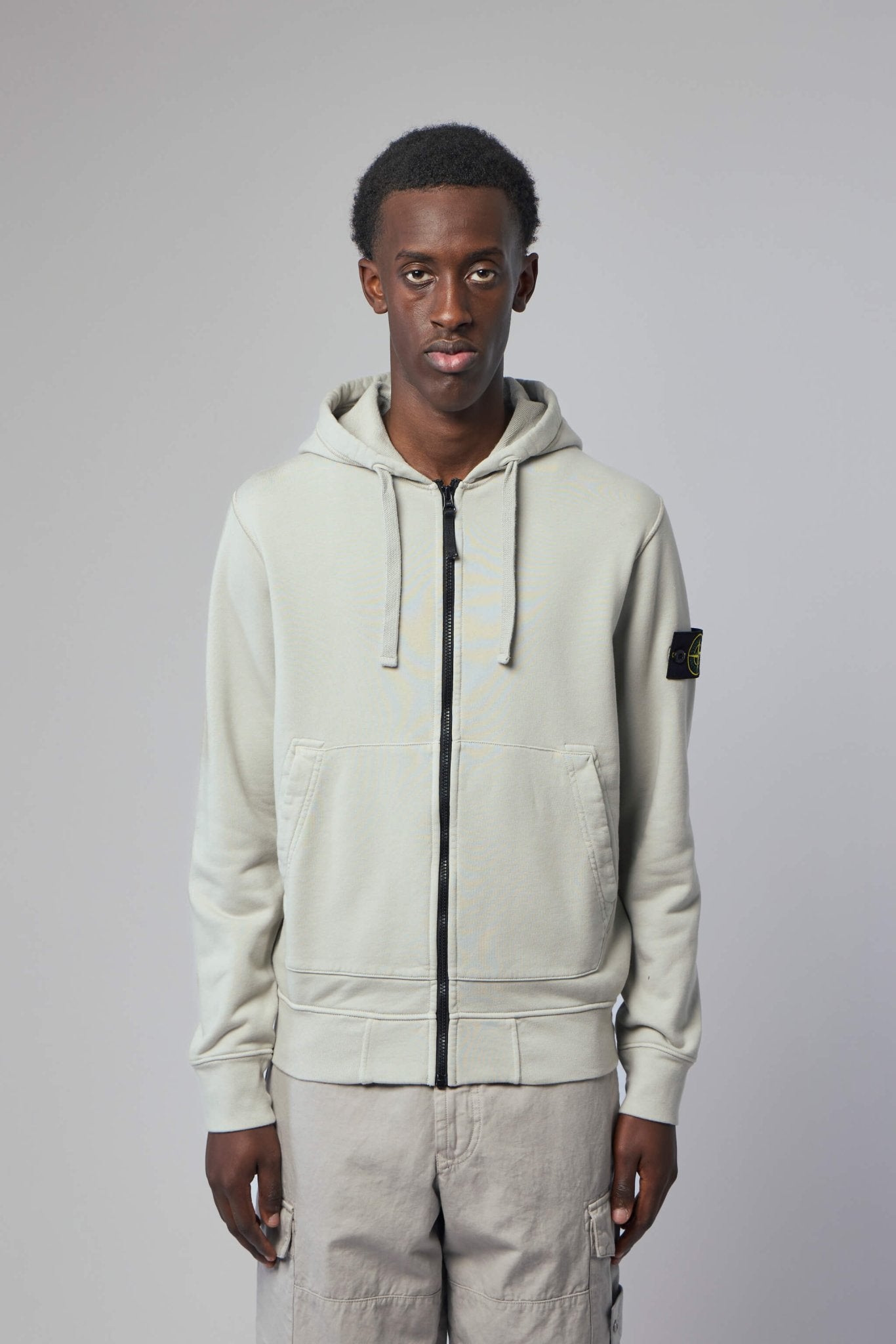 Regular Fit Zip-up Hooded Sweatshirt