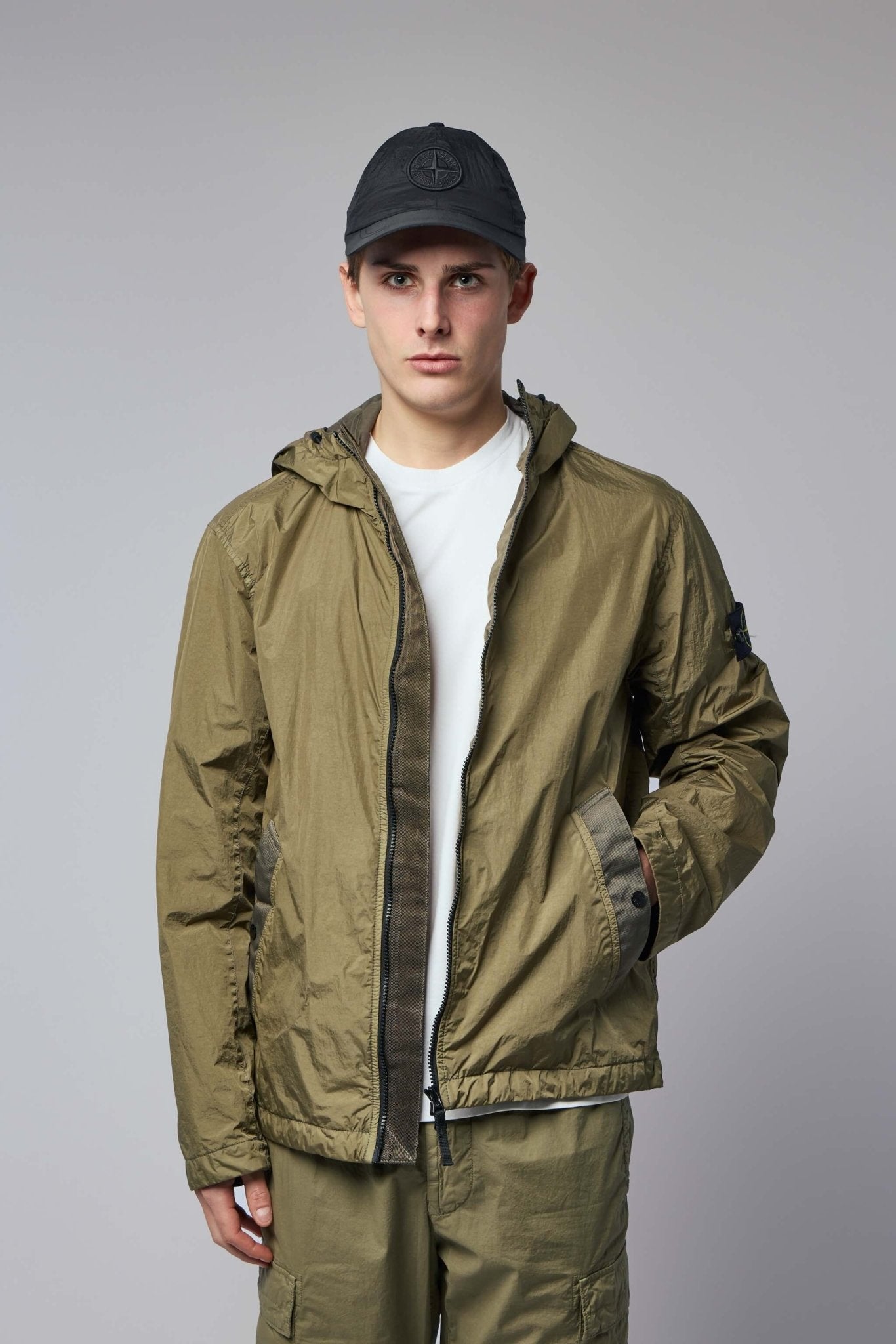Hooded Jacket Crinkle Reps Ny