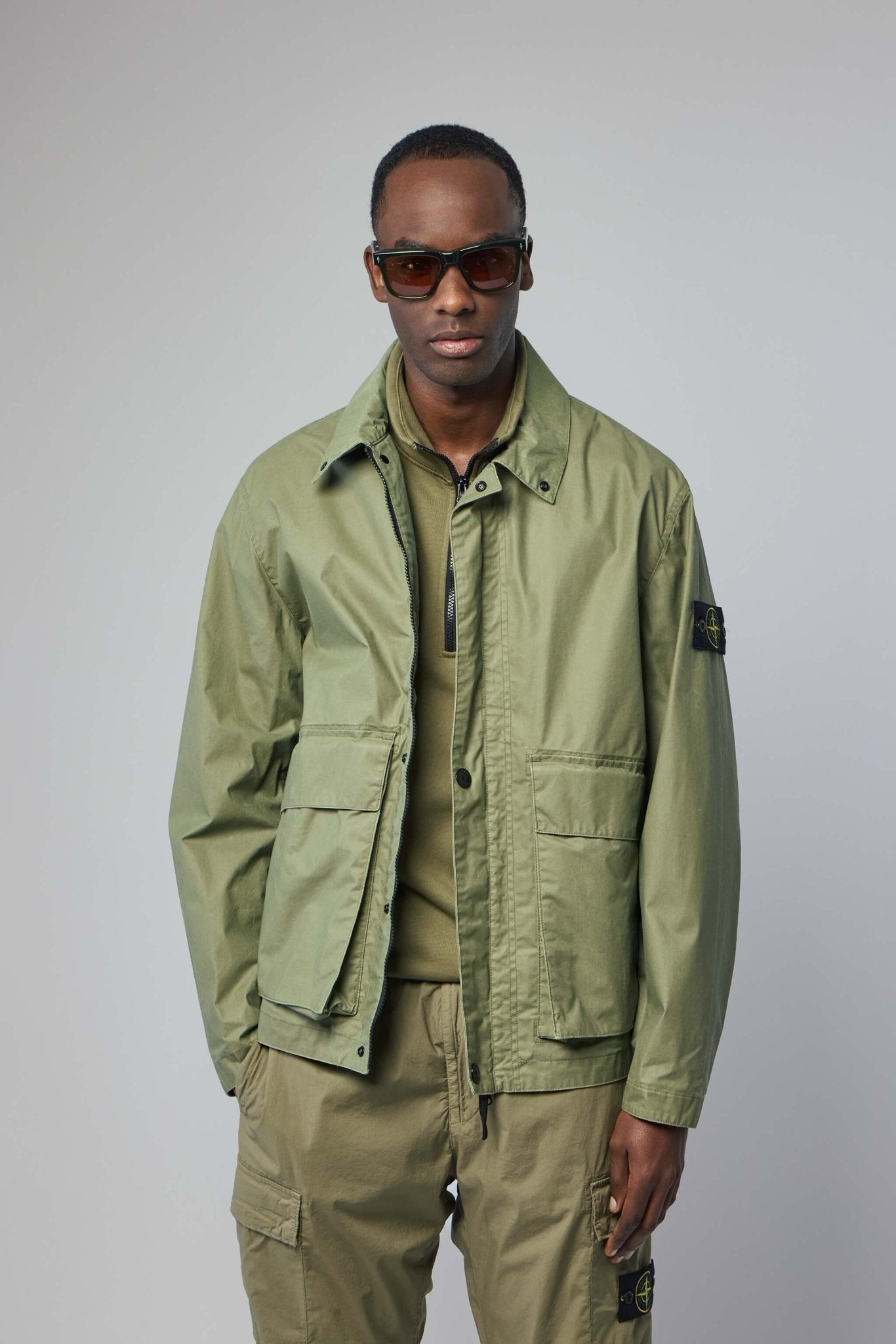 Coach Jacket with Pigmented Wax Coating