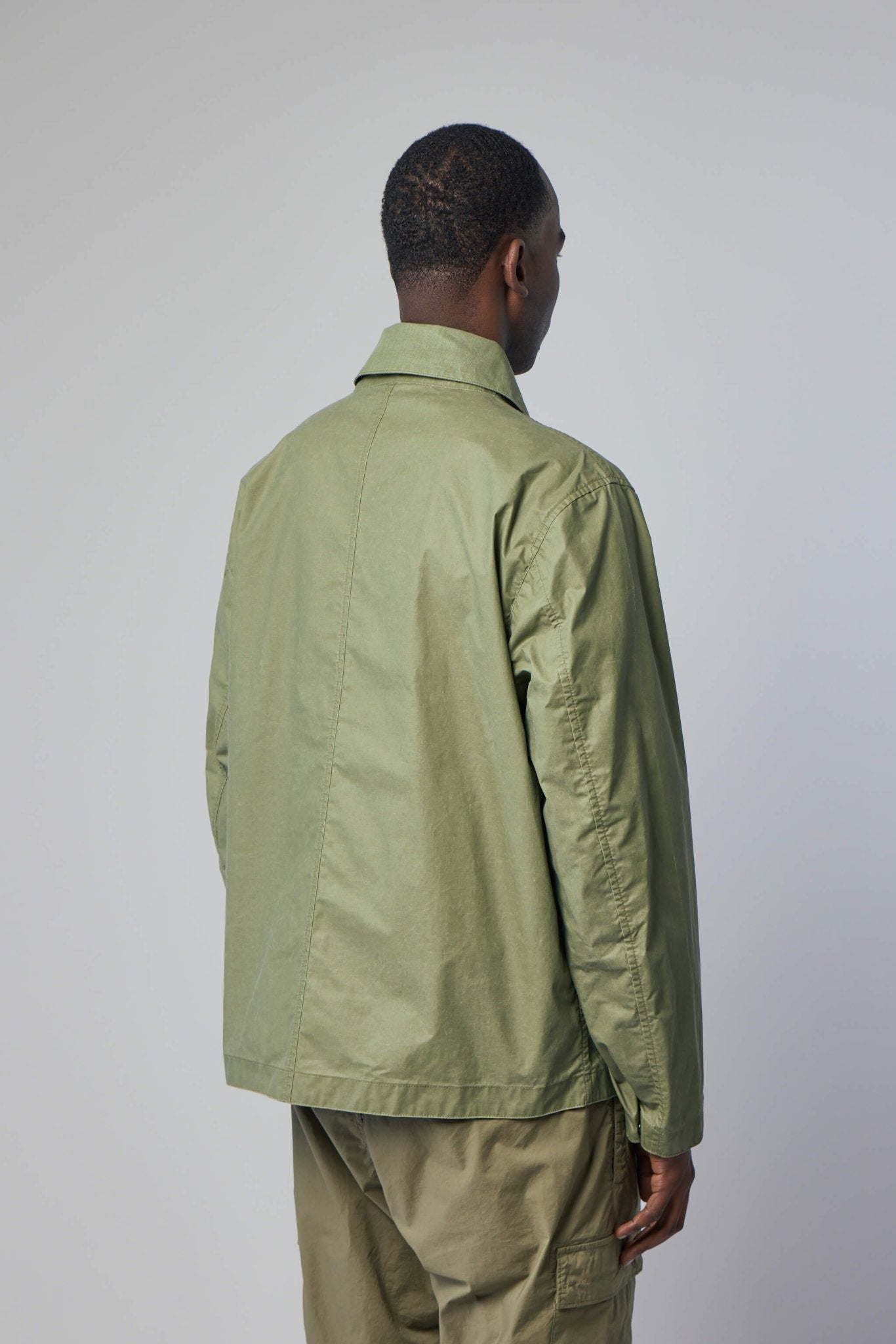 Coach Jacket with Pigmented Wax Coating