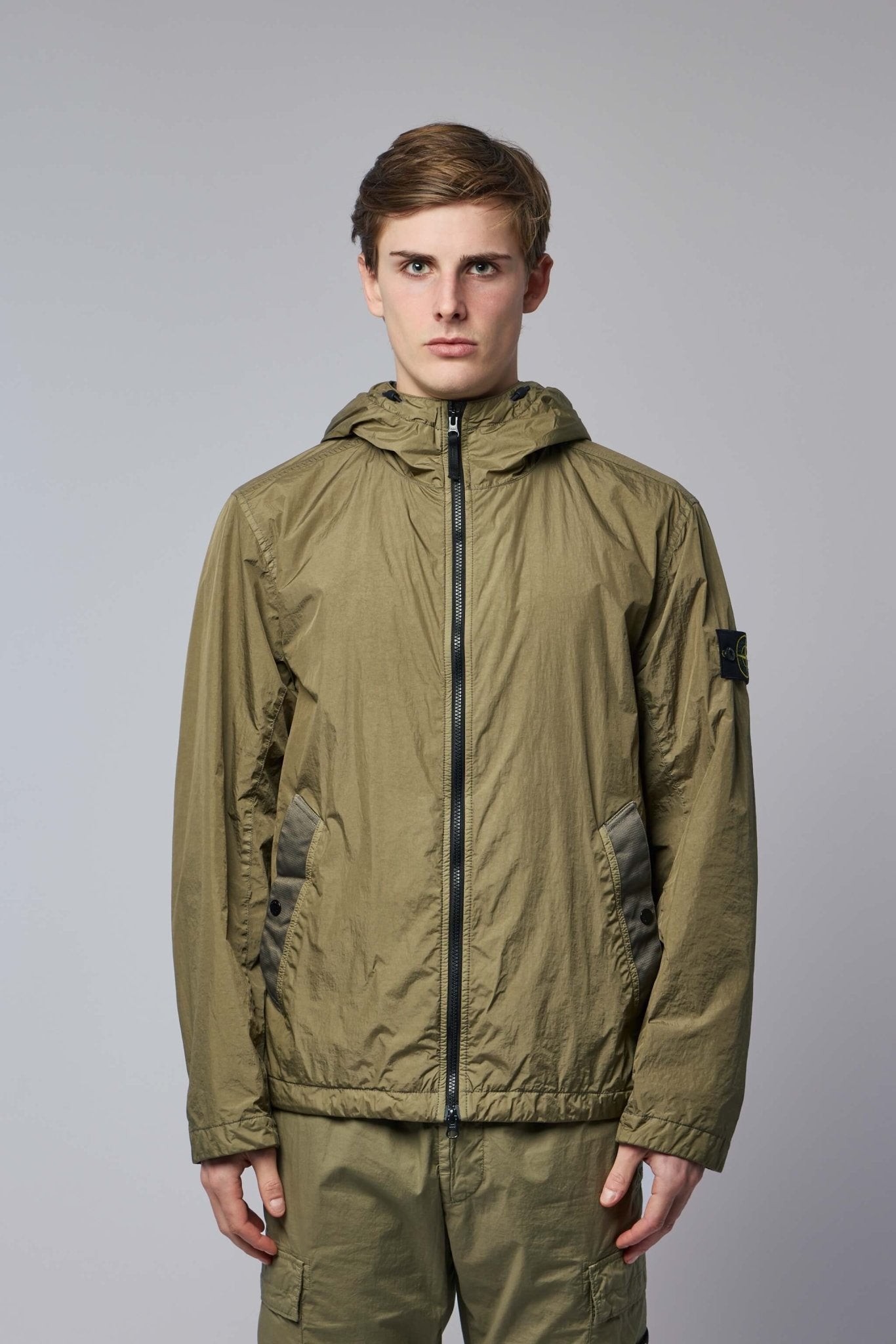Hooded Jacket Crinkle Reps Ny