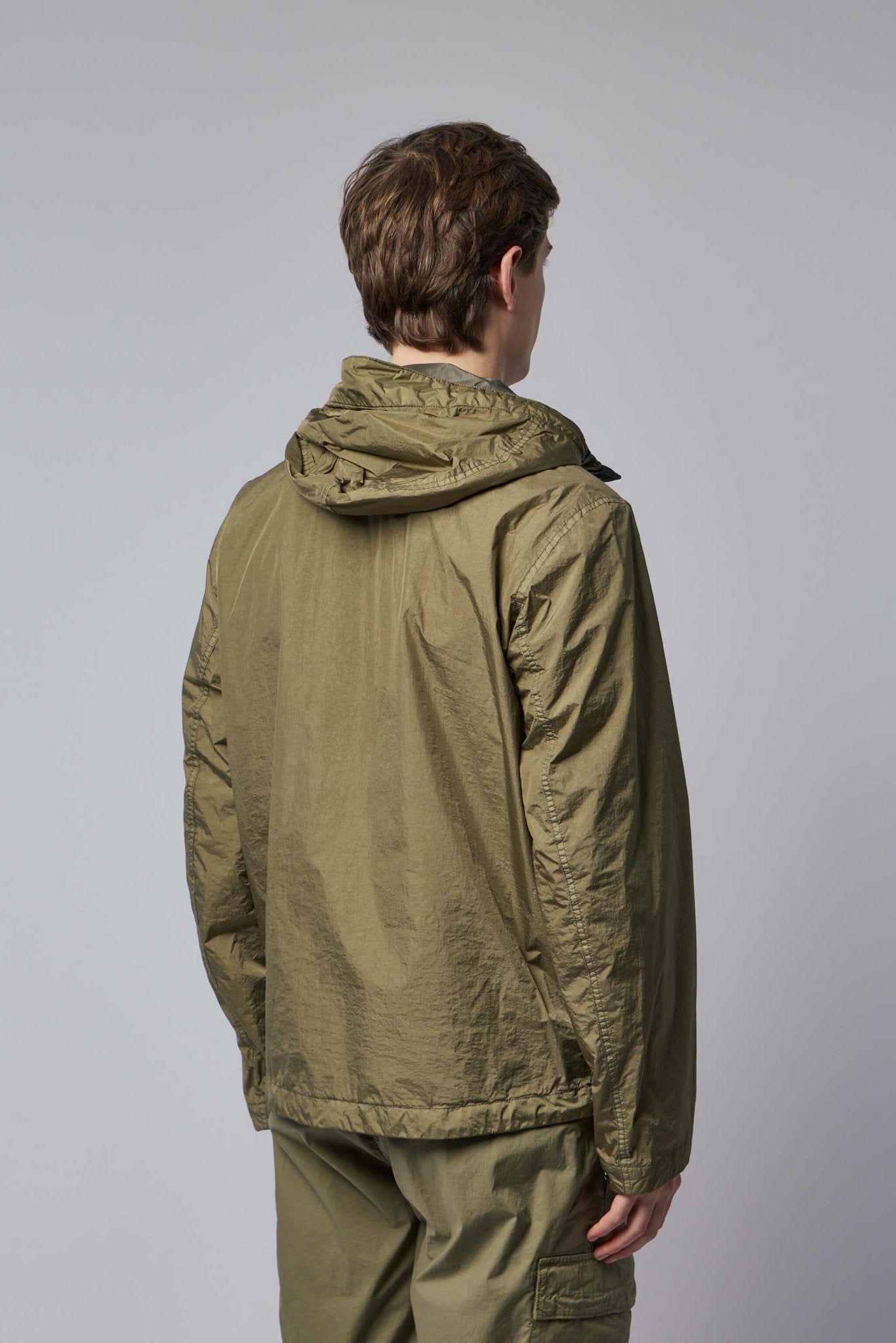 Hooded Jacket Crinkle Reps Ny