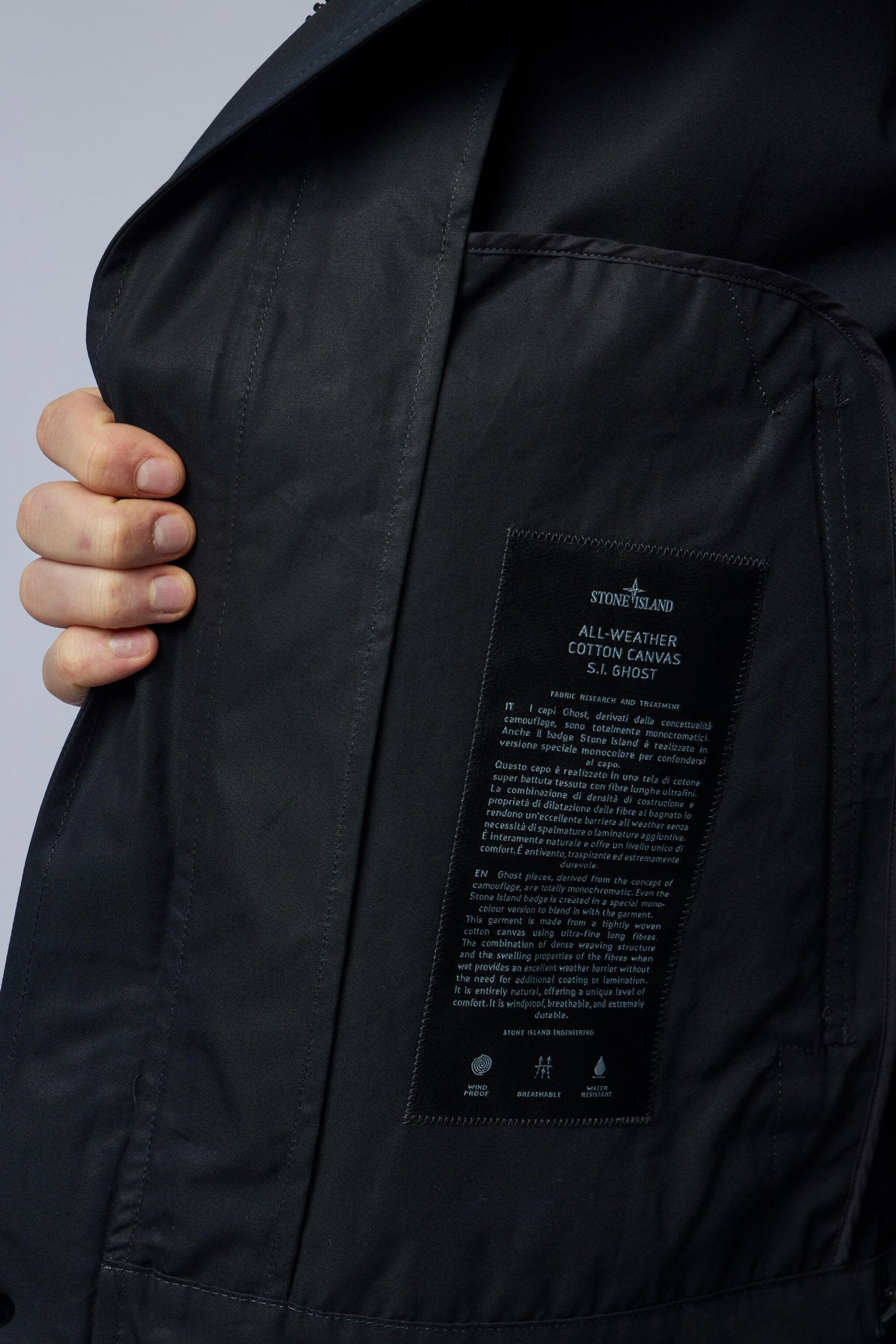 All-weather Cotton Canvas_s.i. Ghost