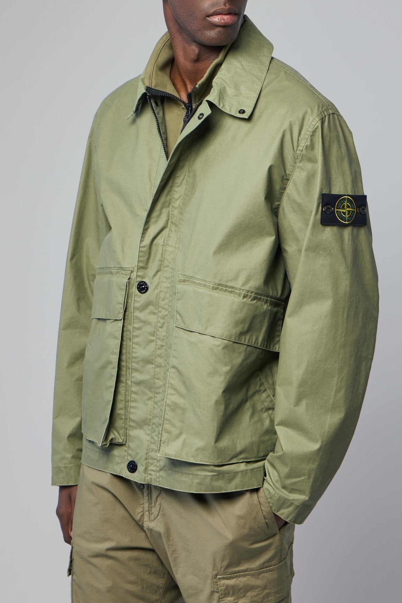 Coach Jacket with Pigmented Wax Coating