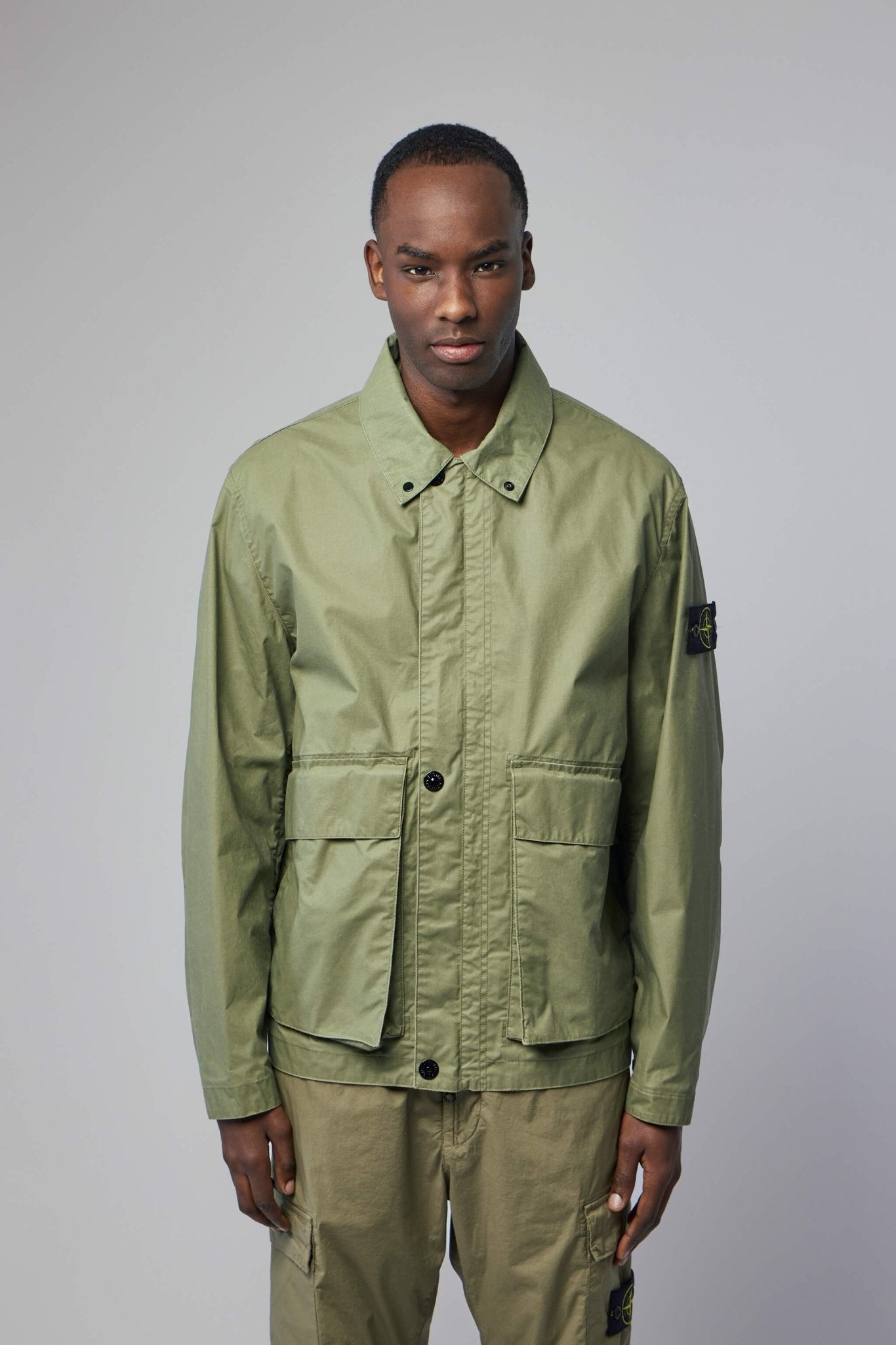 Coach Jacket with Pigmented Wax Coating