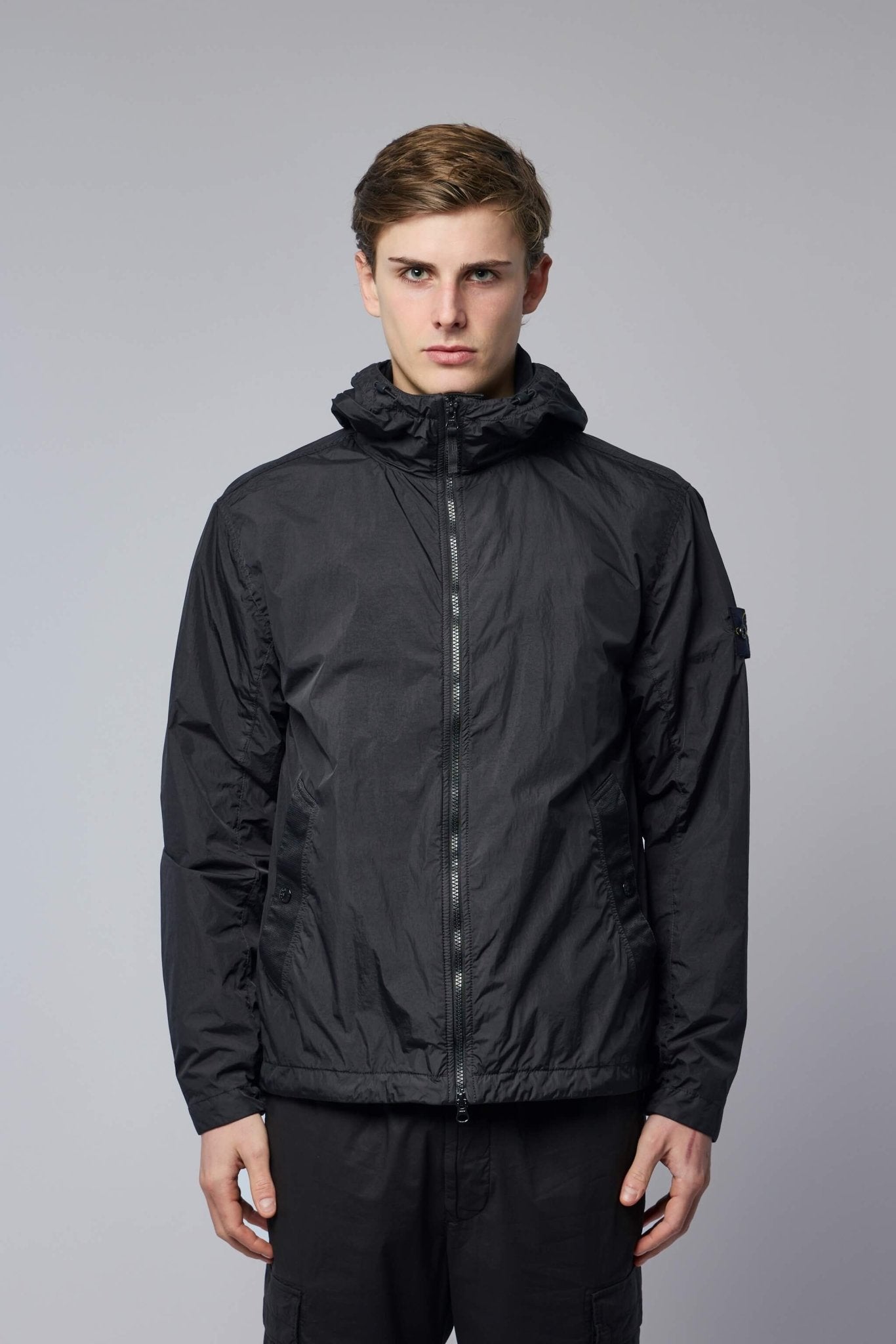 Hooded Jacket Crinkle Reps Ny