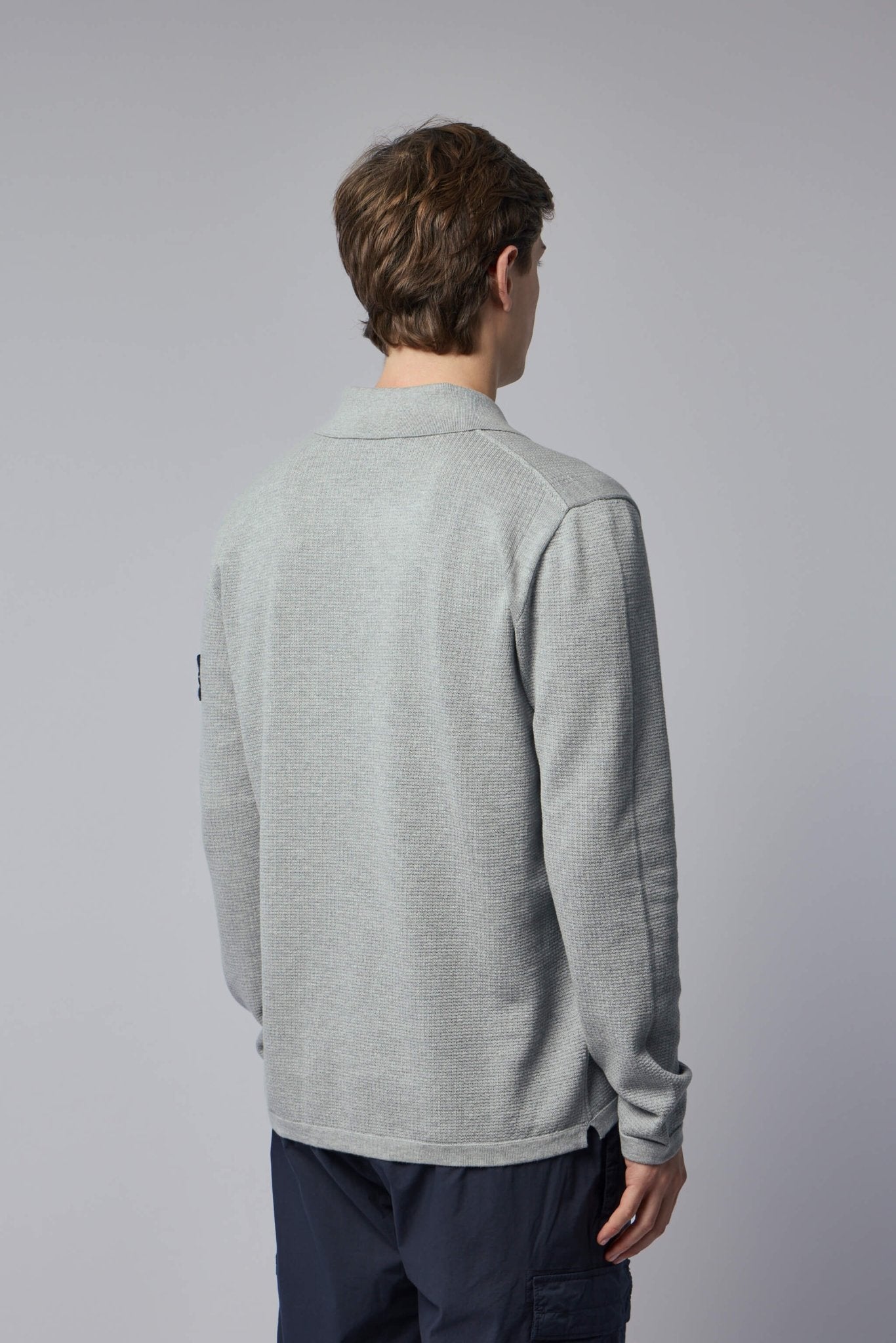 Loose Fit Long Sleeve Polo