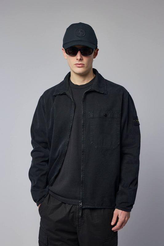Comfort Fit Zip-up Overshirt