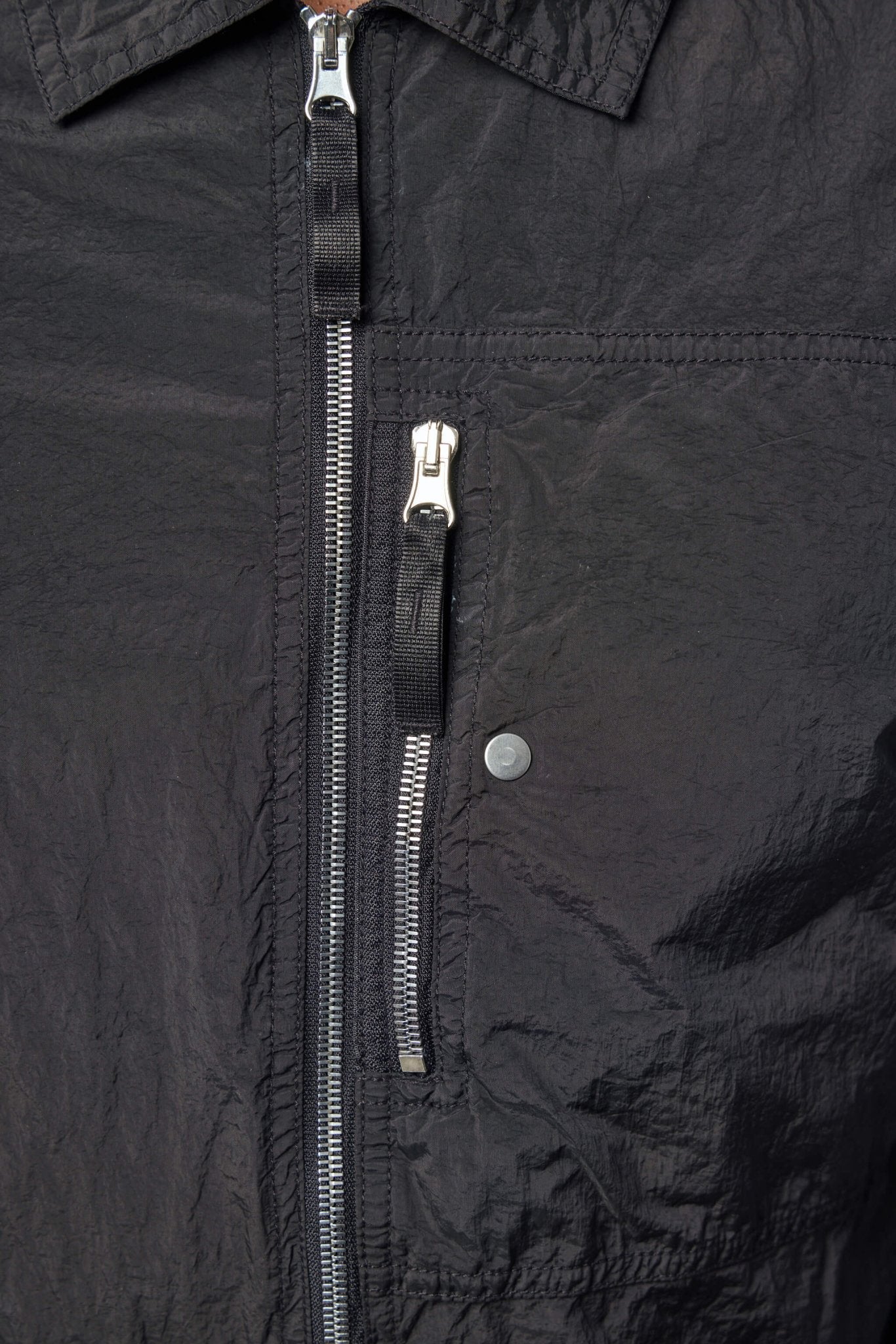 Regular Fit Overshirt with Zip Pocket