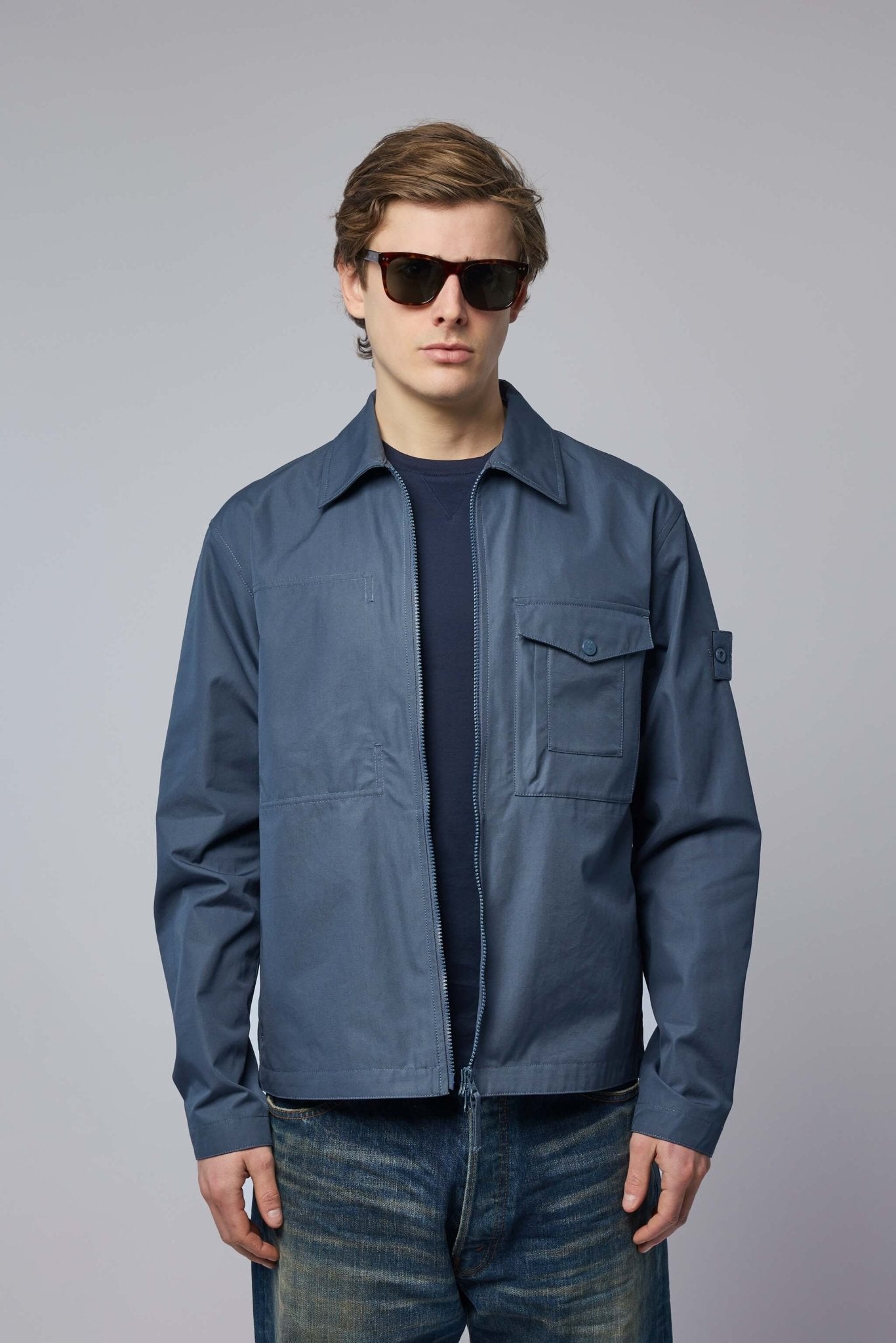 Windproof and Breathable Regular Fit Overshirt