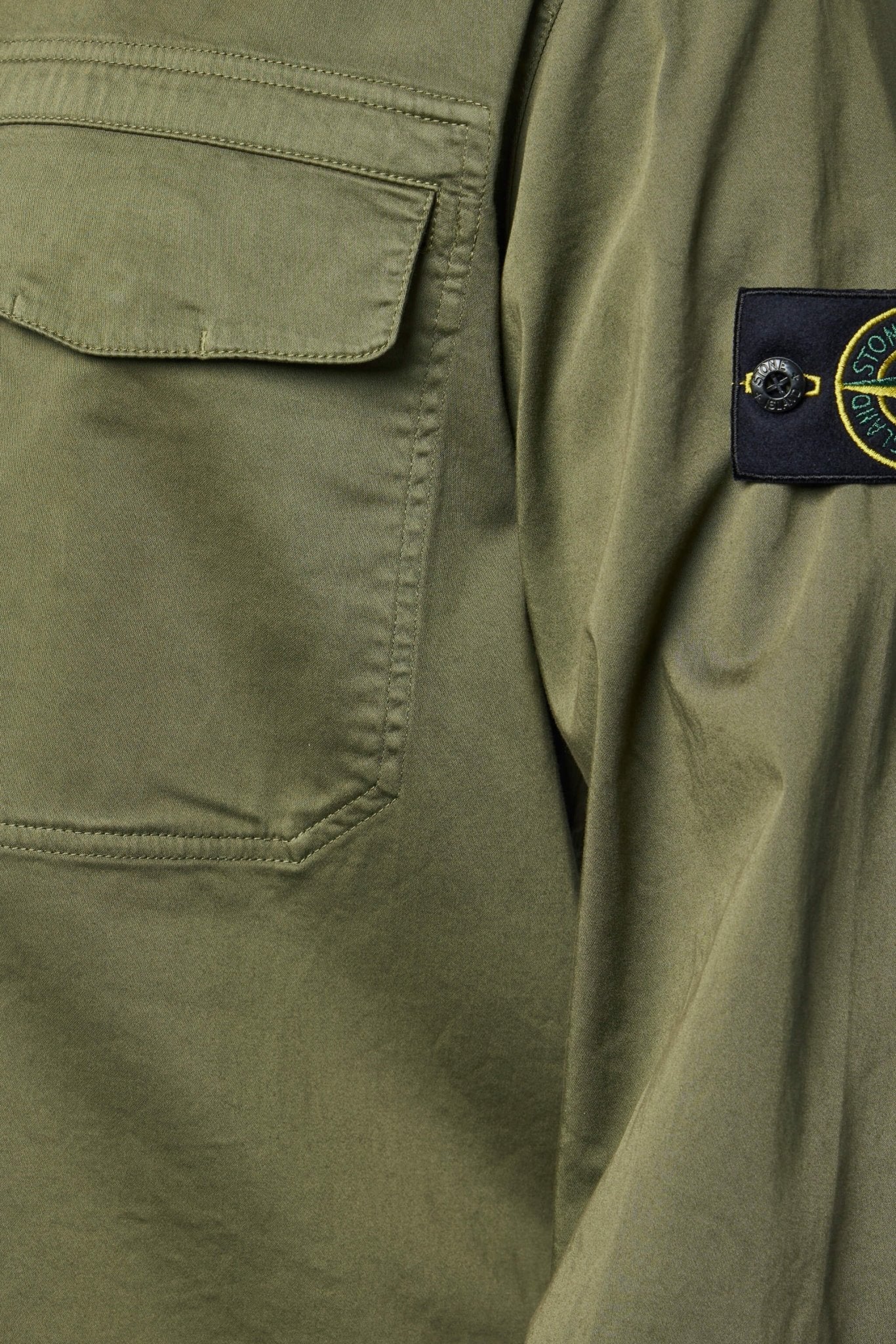 Regular-fit Overshirt with Concealed Zipper
