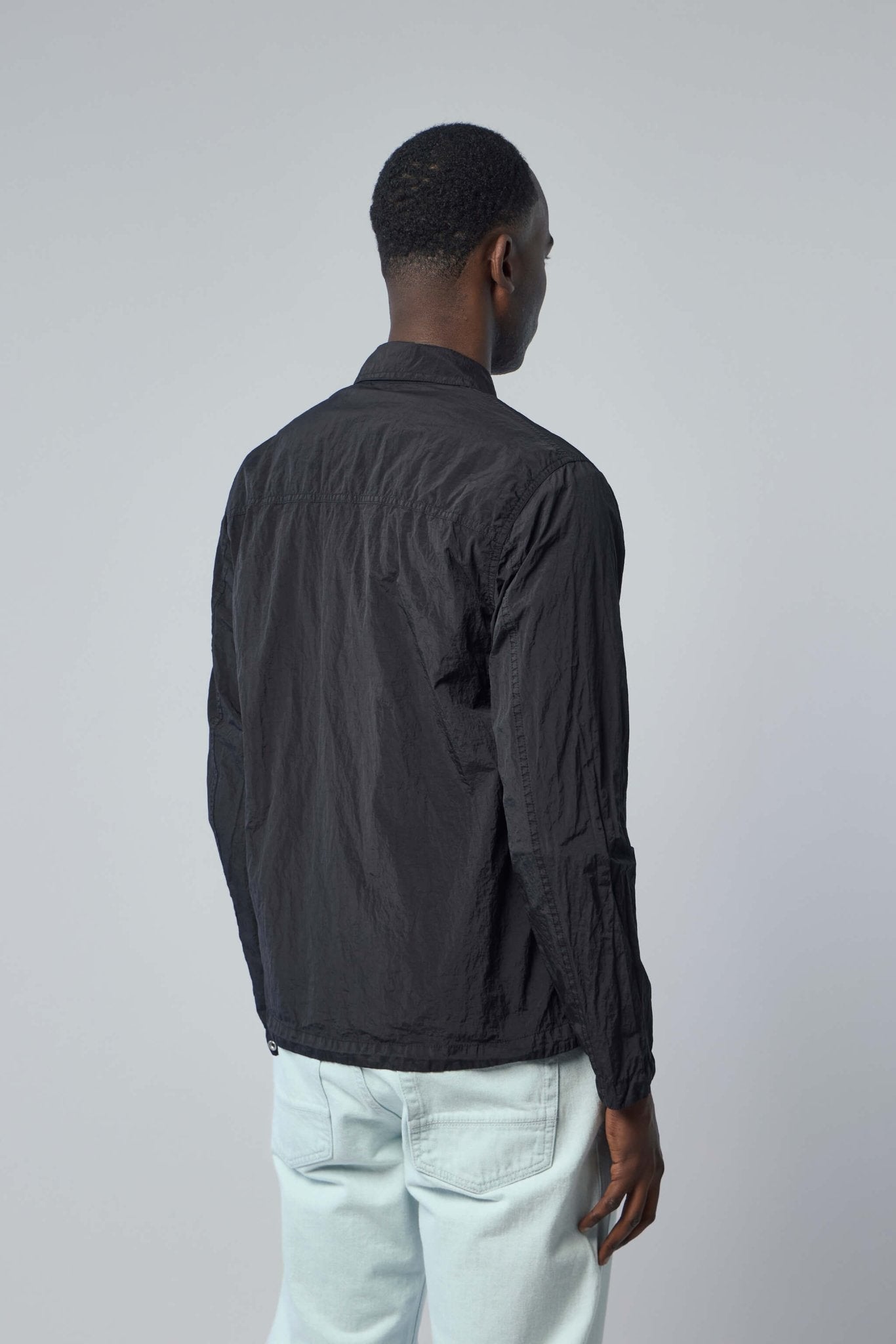 Regular Fit Overshirt with Zip Pocket