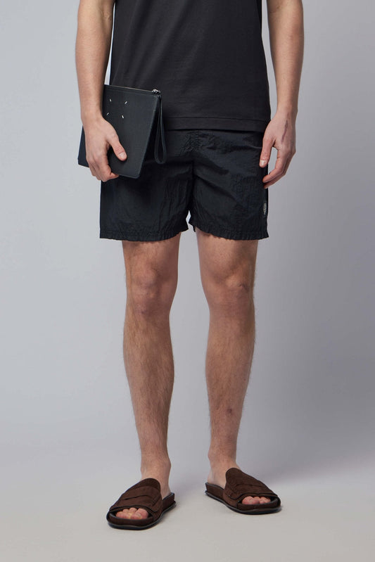 Regular Fit Mid-length Swim Shorts with Pockets