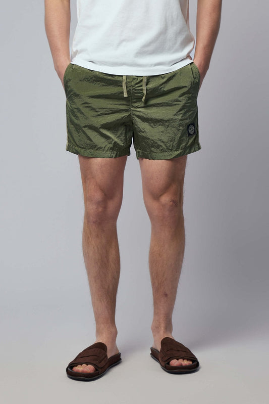 Slim Fit Swim Shorts with Pockets