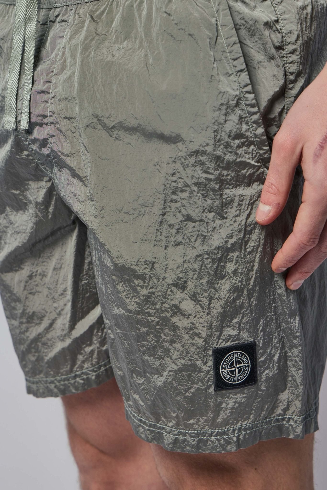 Regular Fit Mid-length Swim Shorts with Pockets