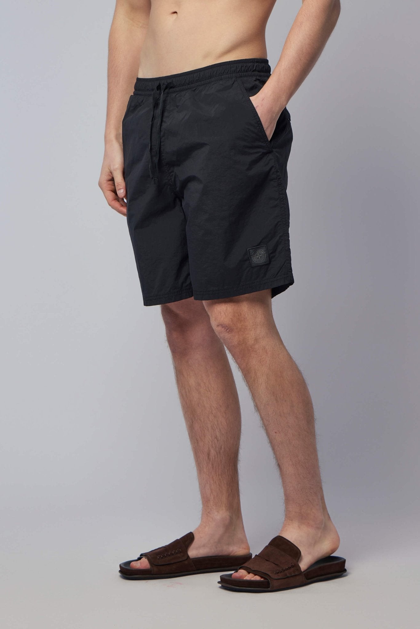 Comfort-fit Mid-length Swim Shorts