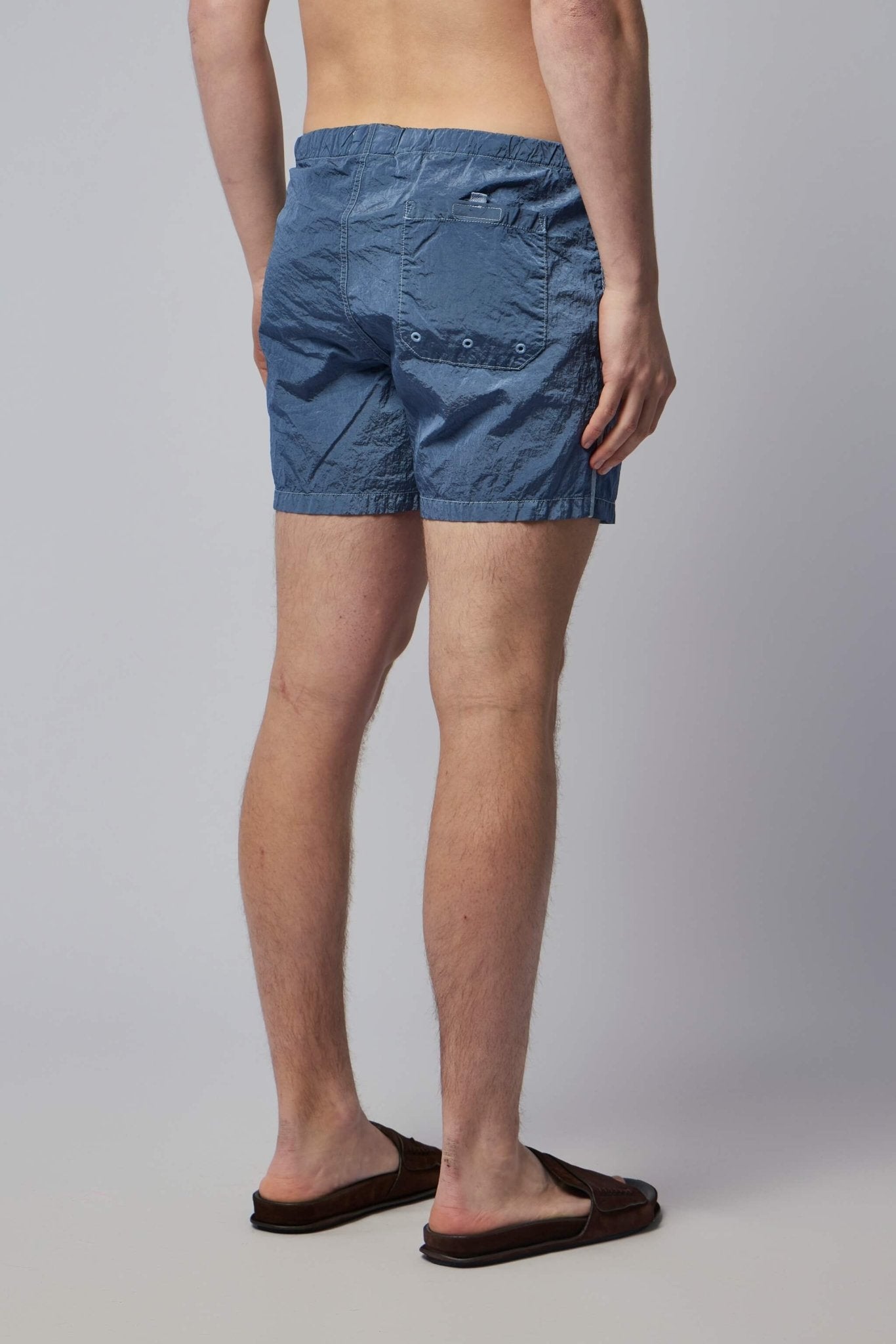 Slim Fit Swim Shorts with Pockets