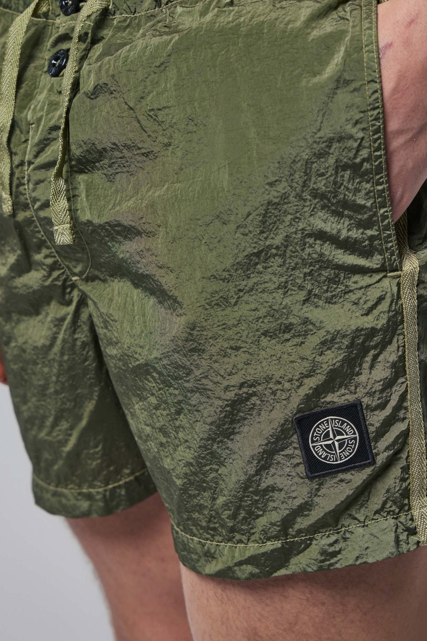 Slim Fit Swim Shorts with Pockets