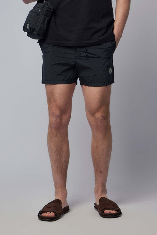Slim Fit Swim Shorts with Pockets
