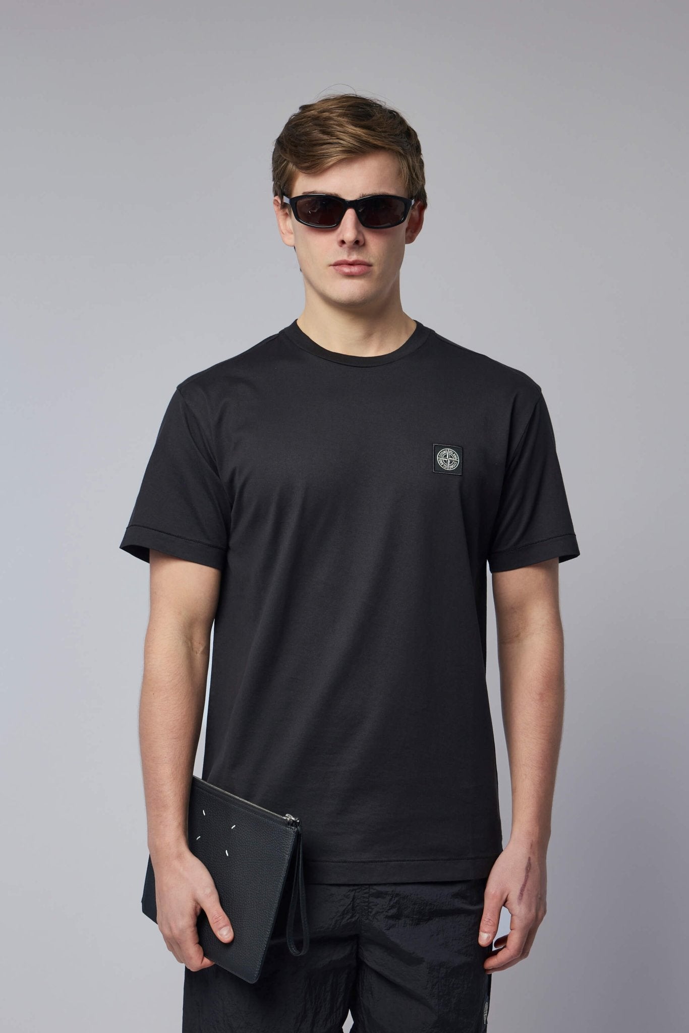 Slim Fit T-shirt with Compass Patch
