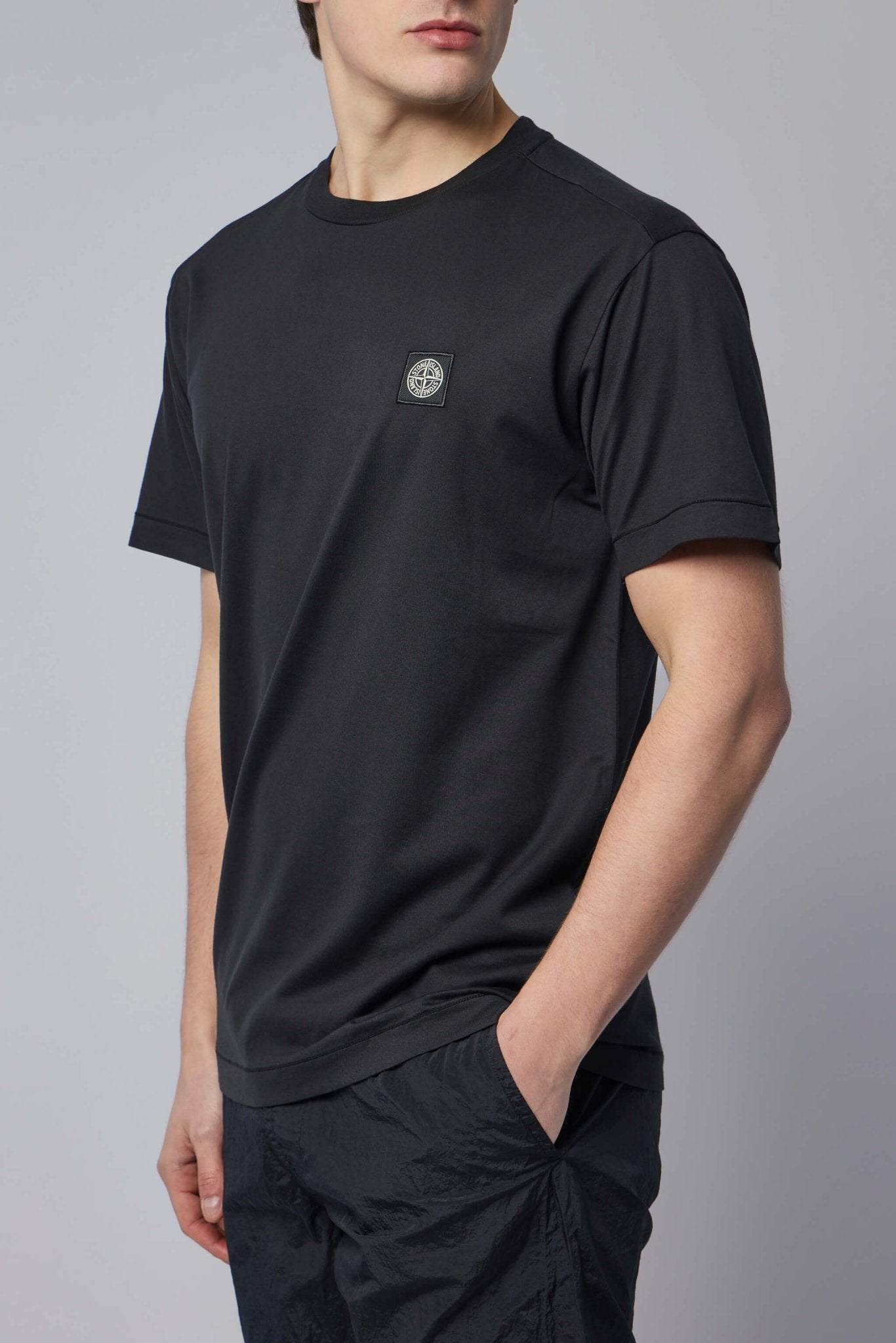 Slim Fit T-shirt with Compass Patch