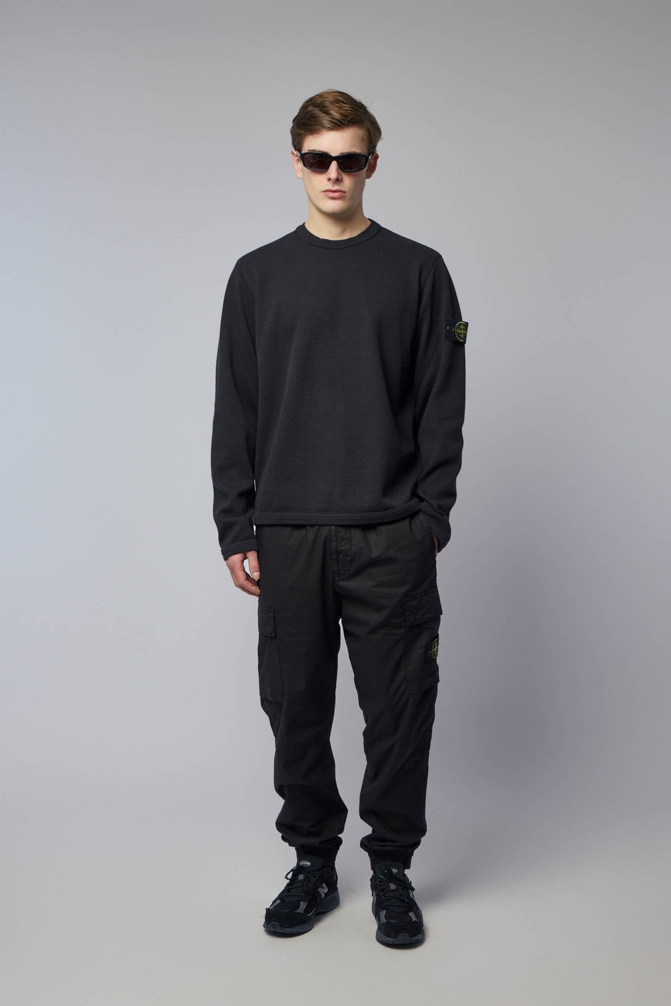 Regular Fit Crewneck Sweatshirt with Elasticated Trims