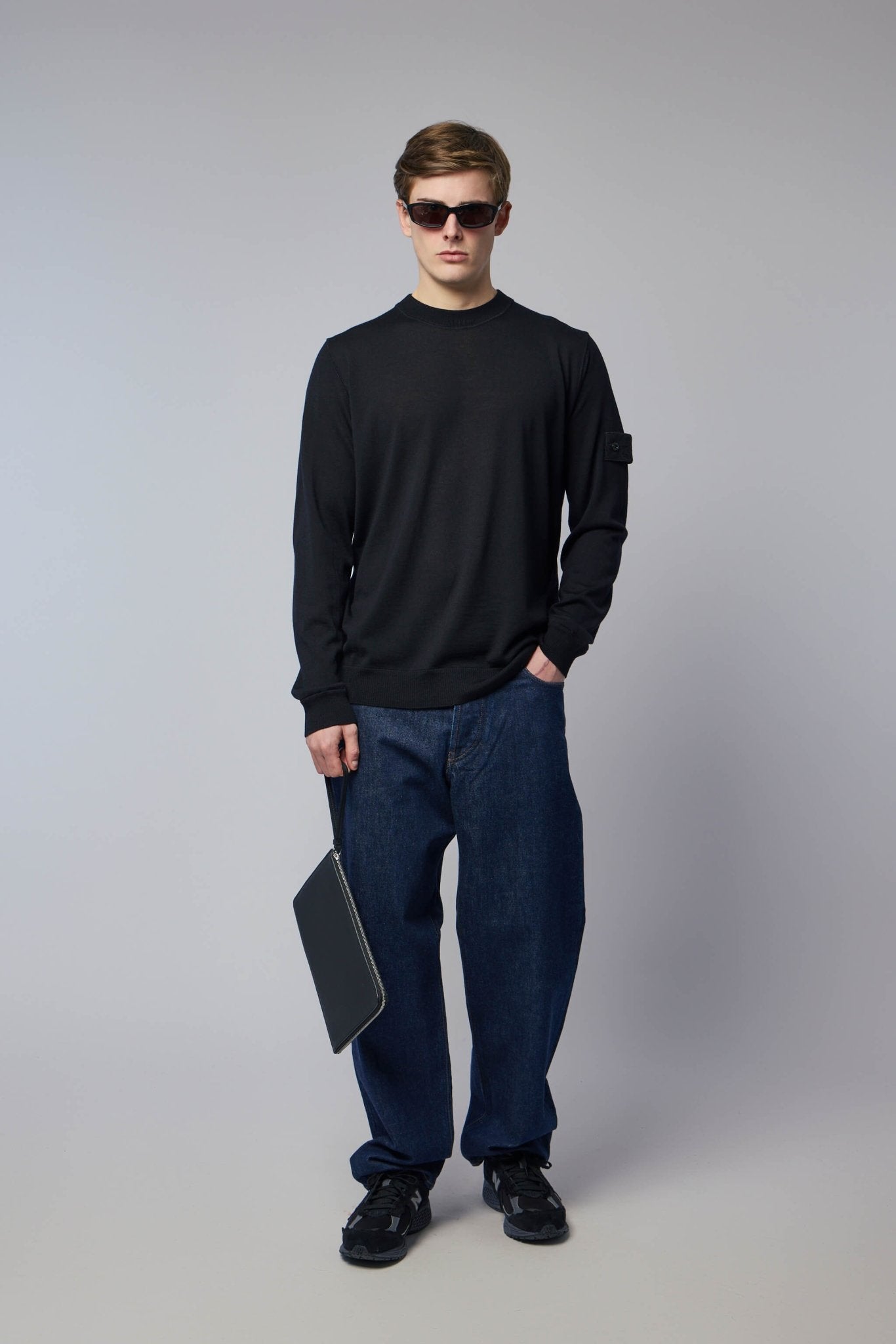 Loose Fit Five-pocket Jeans