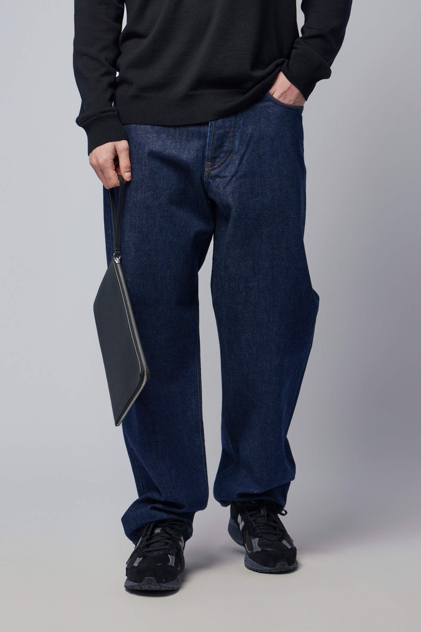 Loose Fit Five-pocket Jeans