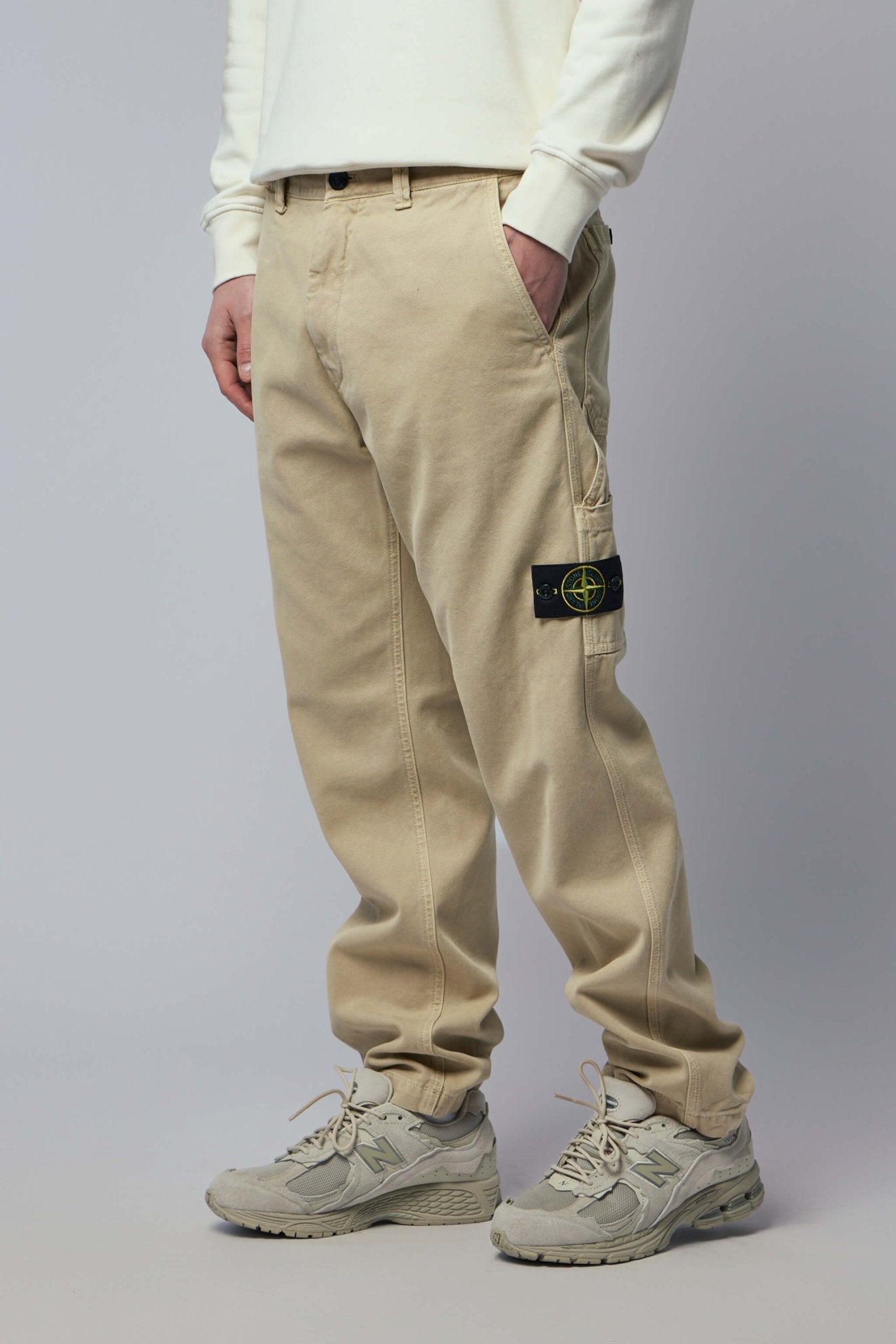 Regular Fit Trousers with Utility Pocket