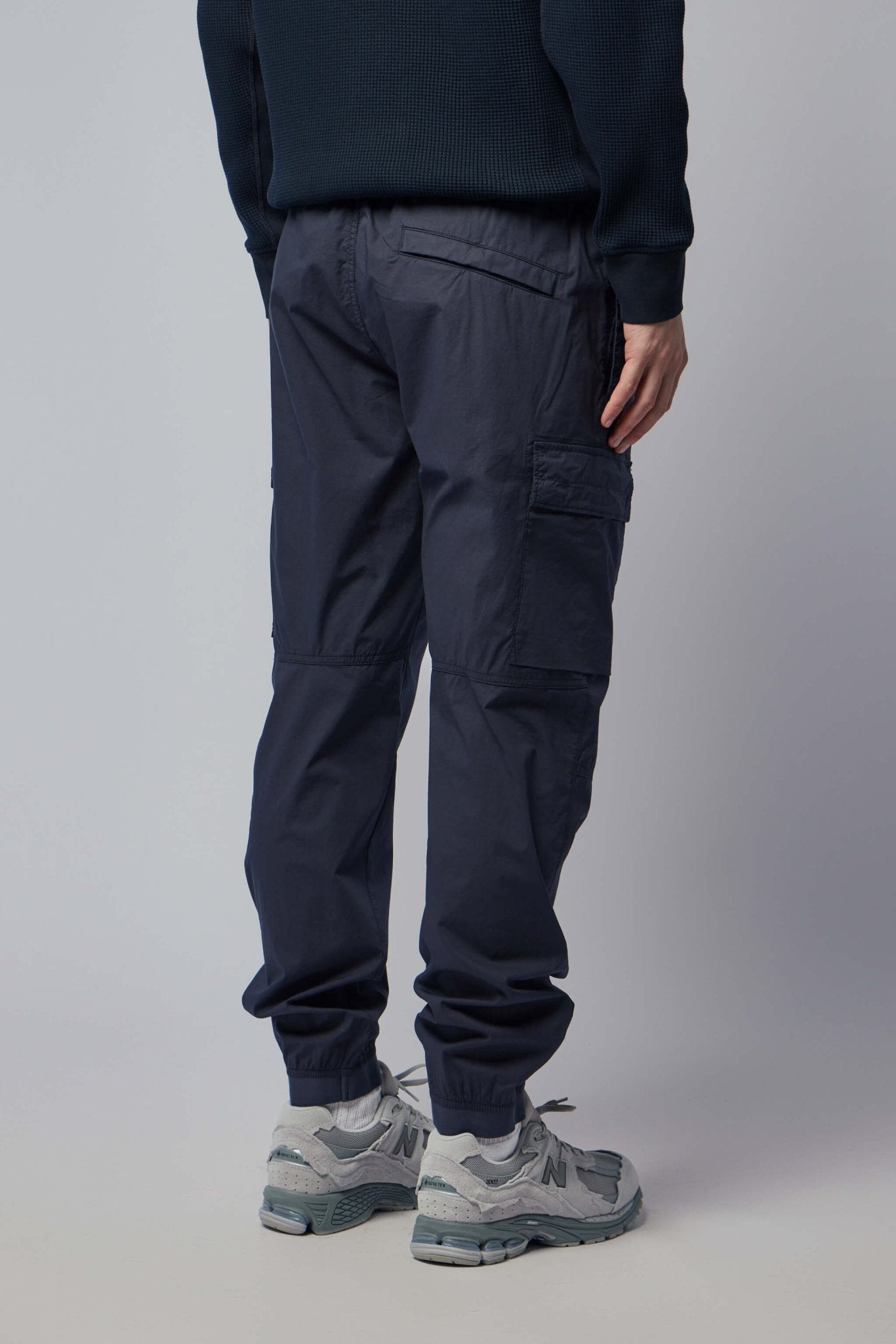 Stretch Cotton Tela Paracadute Cargo Trousers