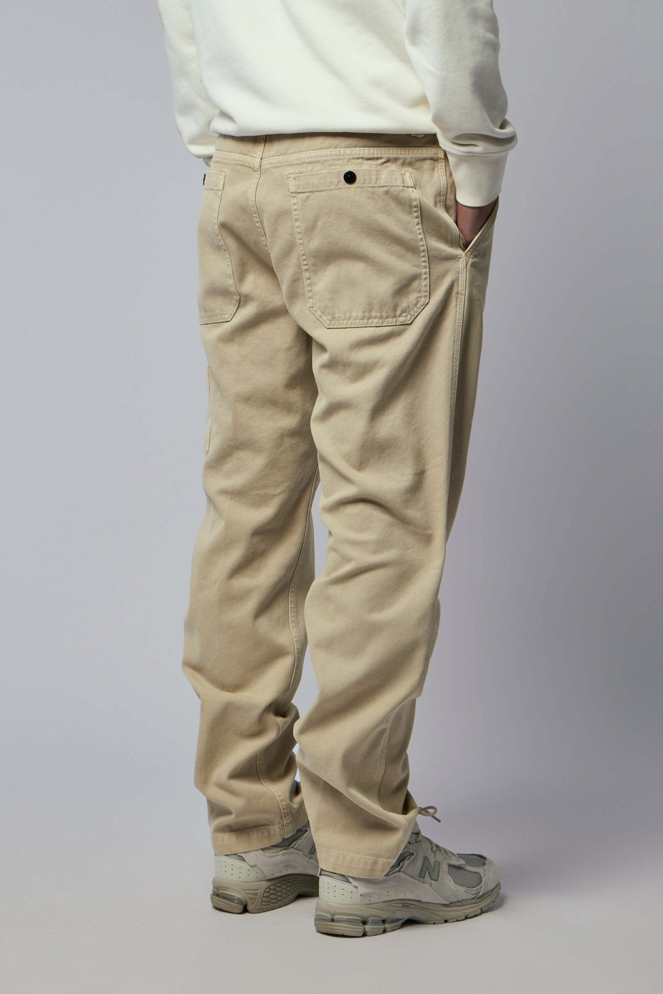 Regular Fit Trousers with Utility Pocket