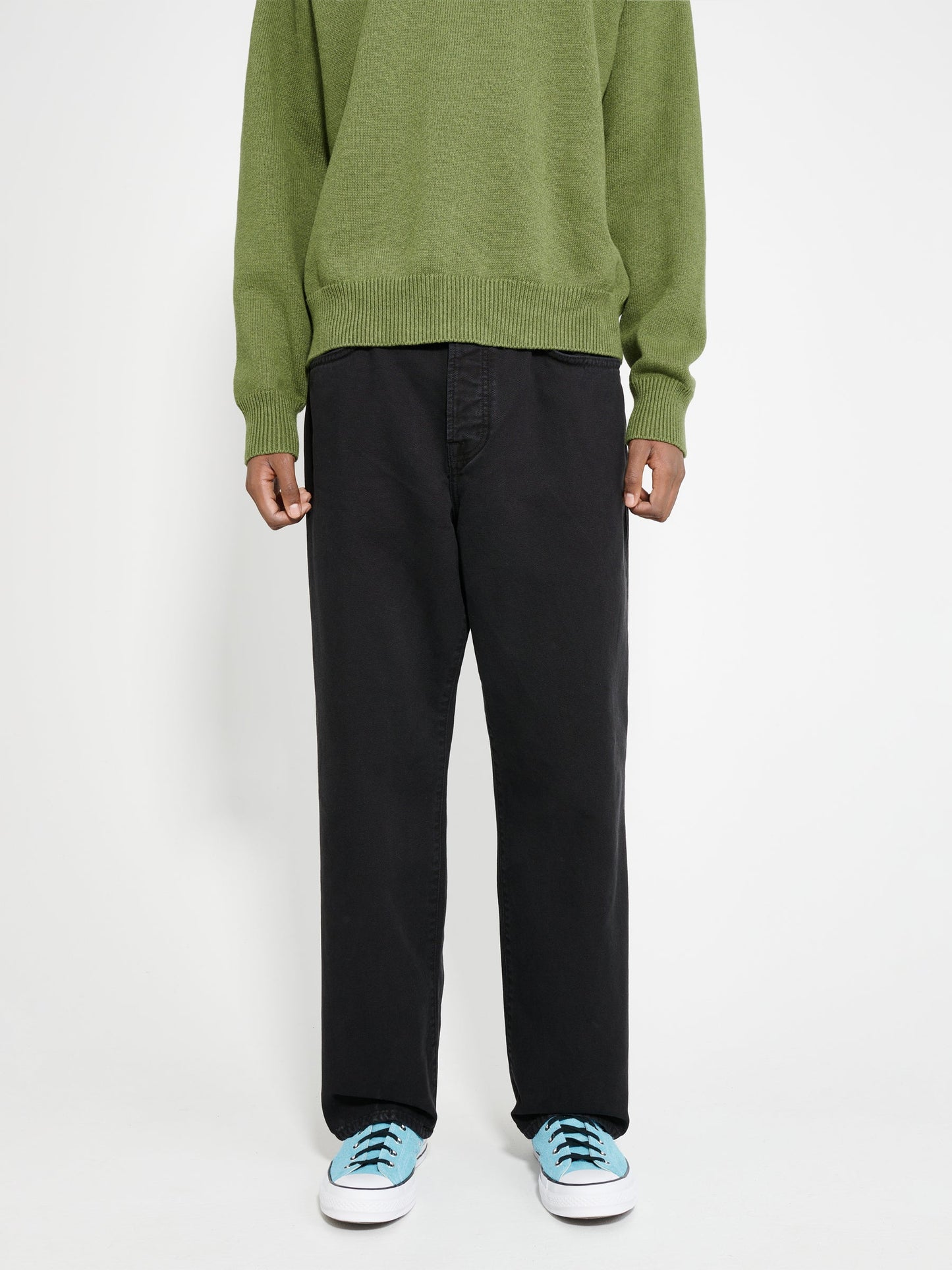 Stüssy Washed Canvas Big Ol’ Jeans Black