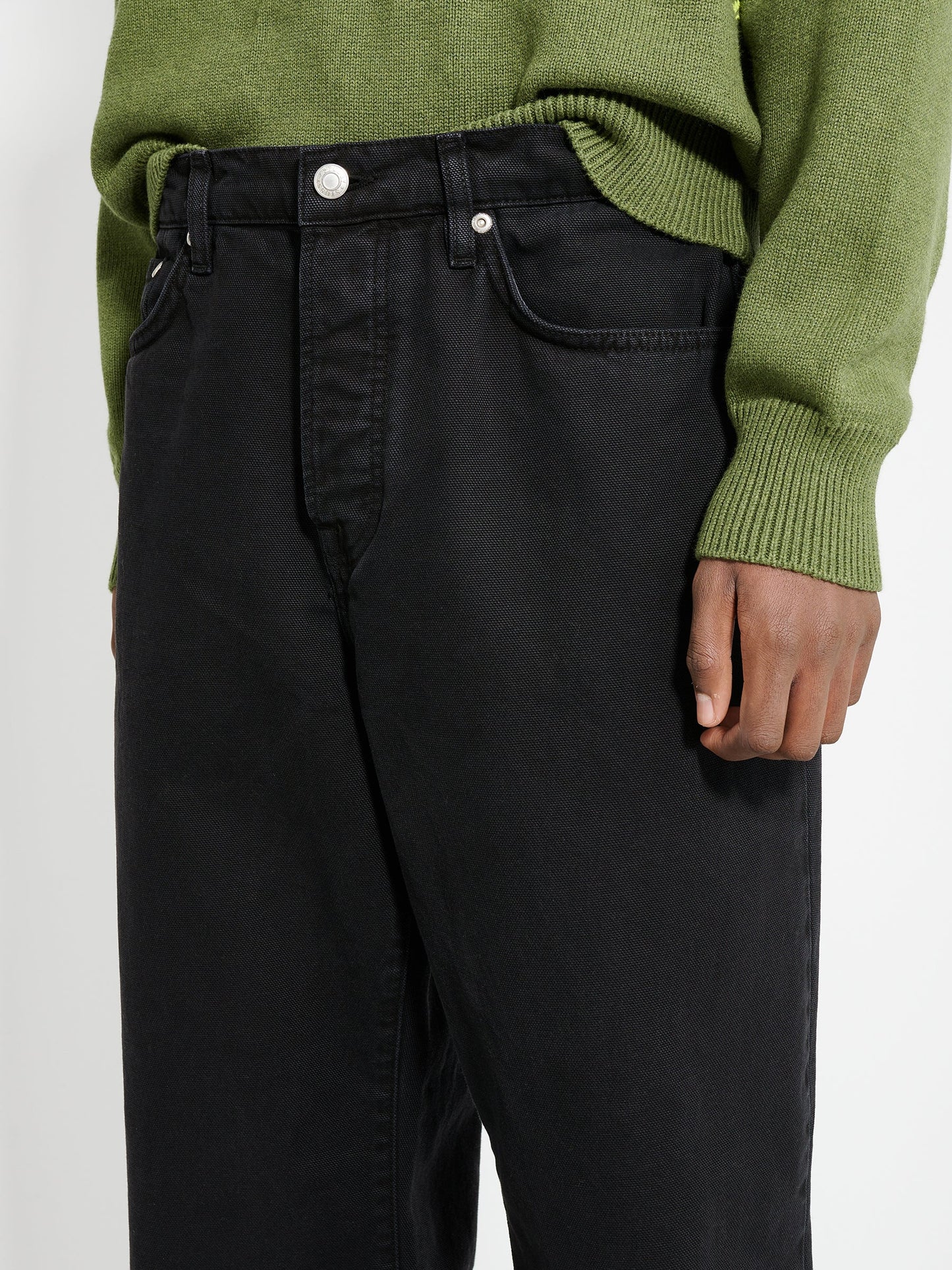 Stüssy Washed Canvas Big Ol’ Jeans Black