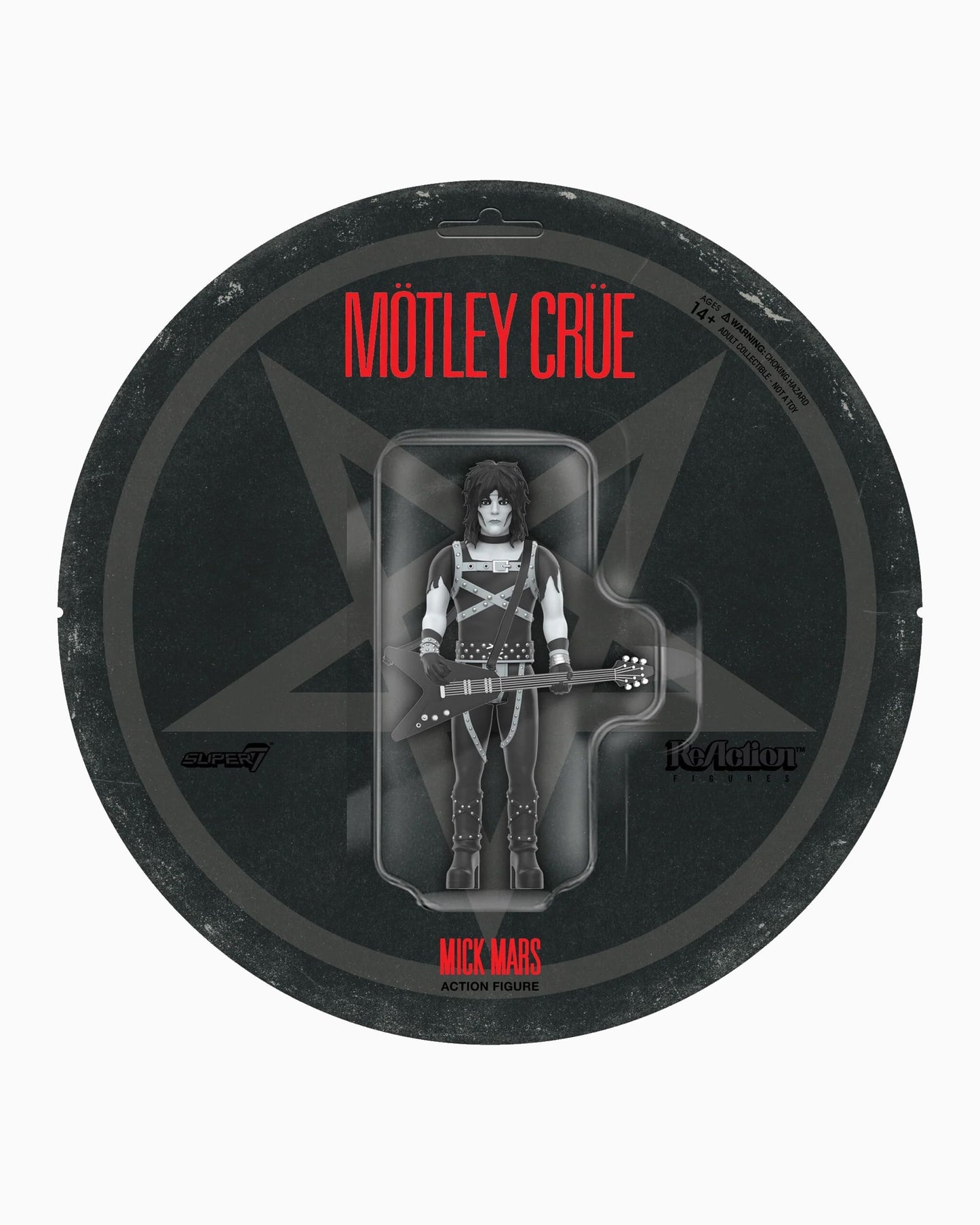 Super7 ReAction Figure Motley Crue Mick Mars Shout At The Devil