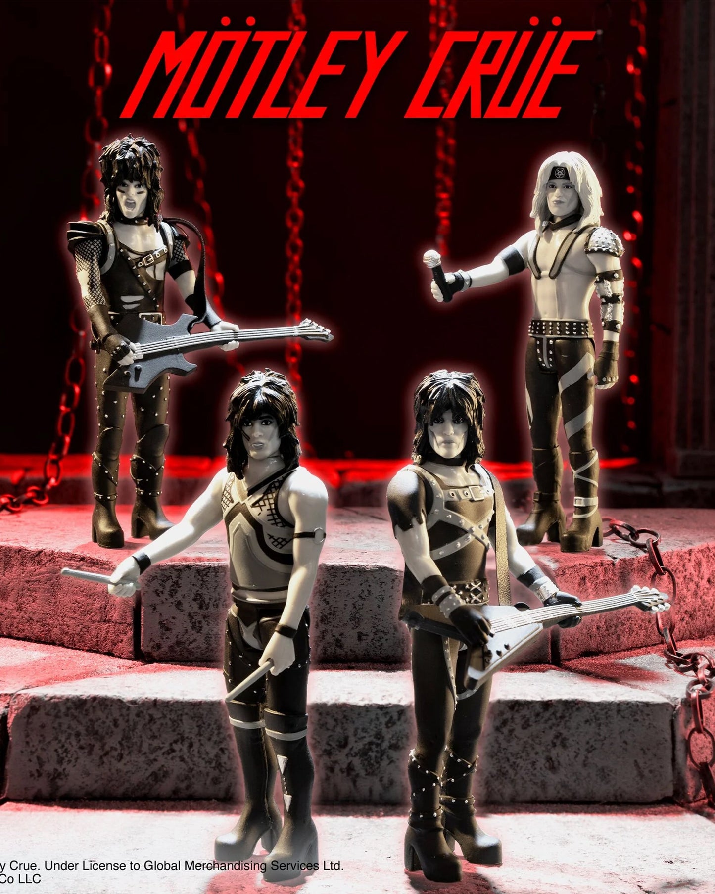Super7 ReAction Figure Motley Crue Mick Mars Shout At The Devil
